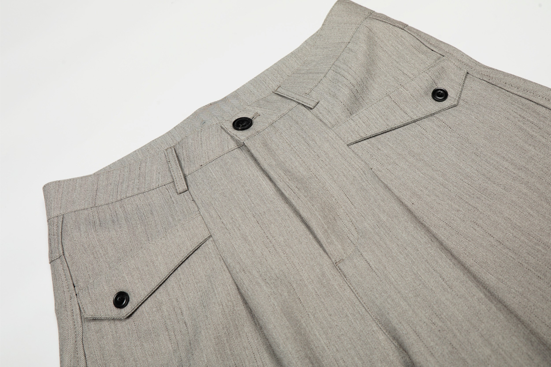 Omirad Wide-Leg Tailored Pants