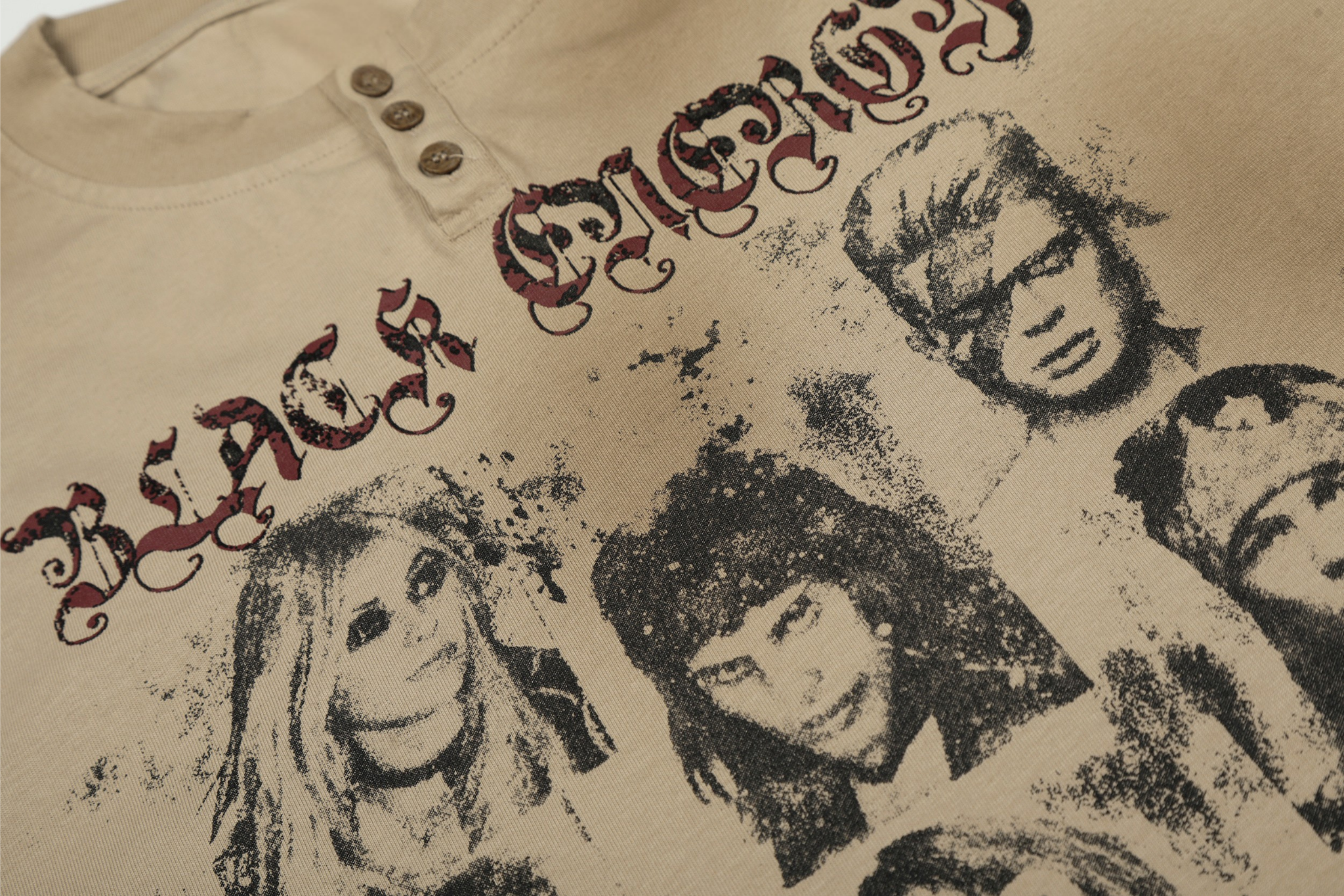 Omirad Vintage Portrait Layered Tee