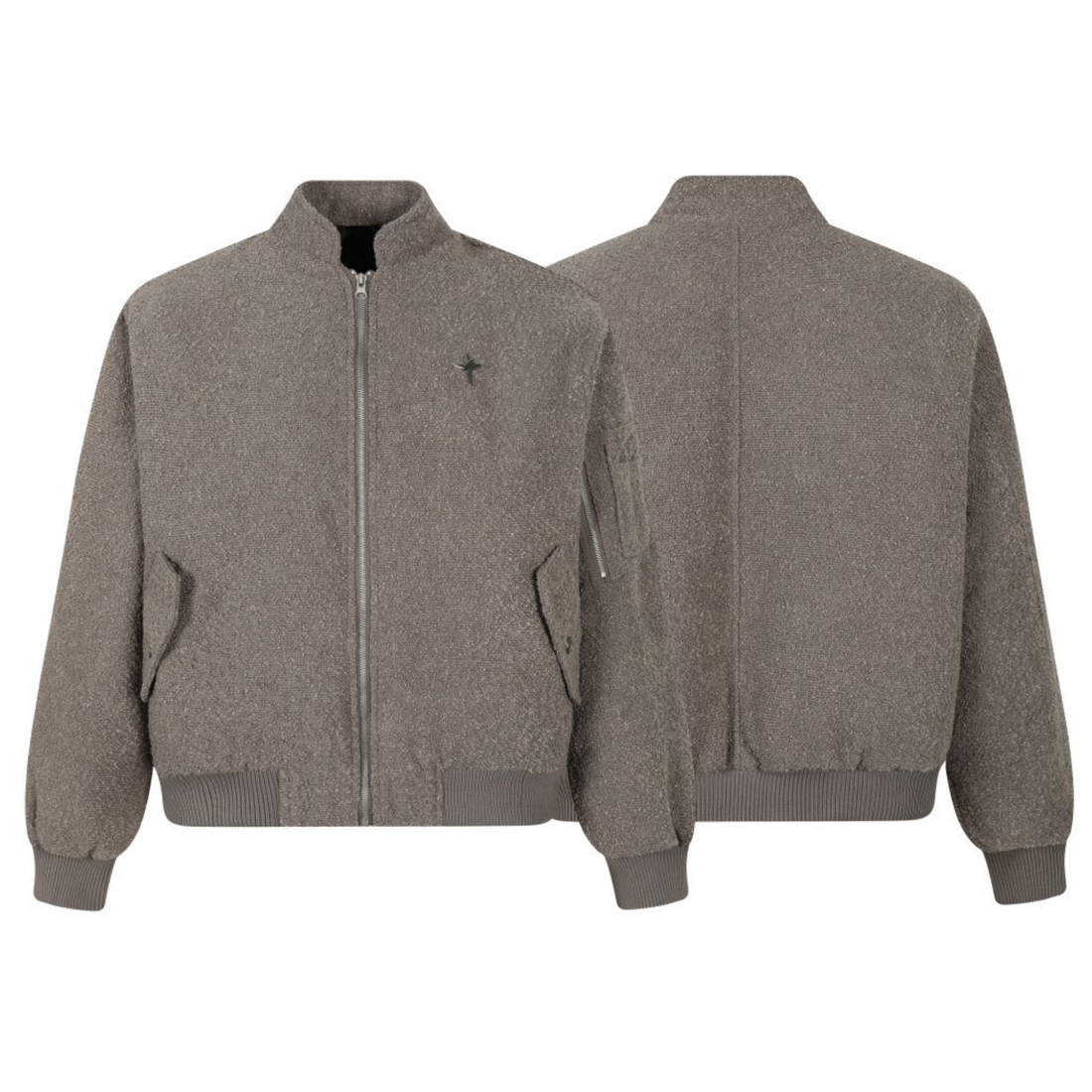 Omirad Textured Star Bomber Jacket