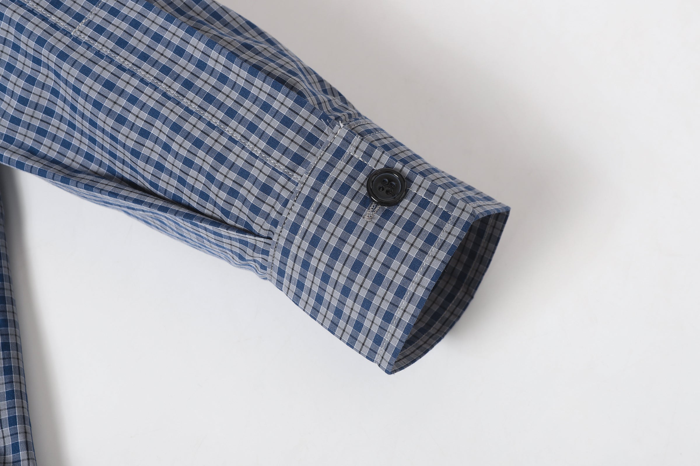 Omirad Patchwork Graphic Plaid Shirt