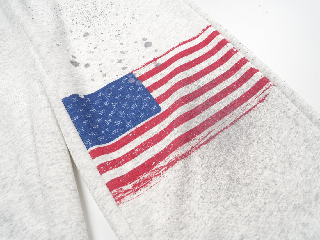 Omirad USA Flag Print Street Sweatpants