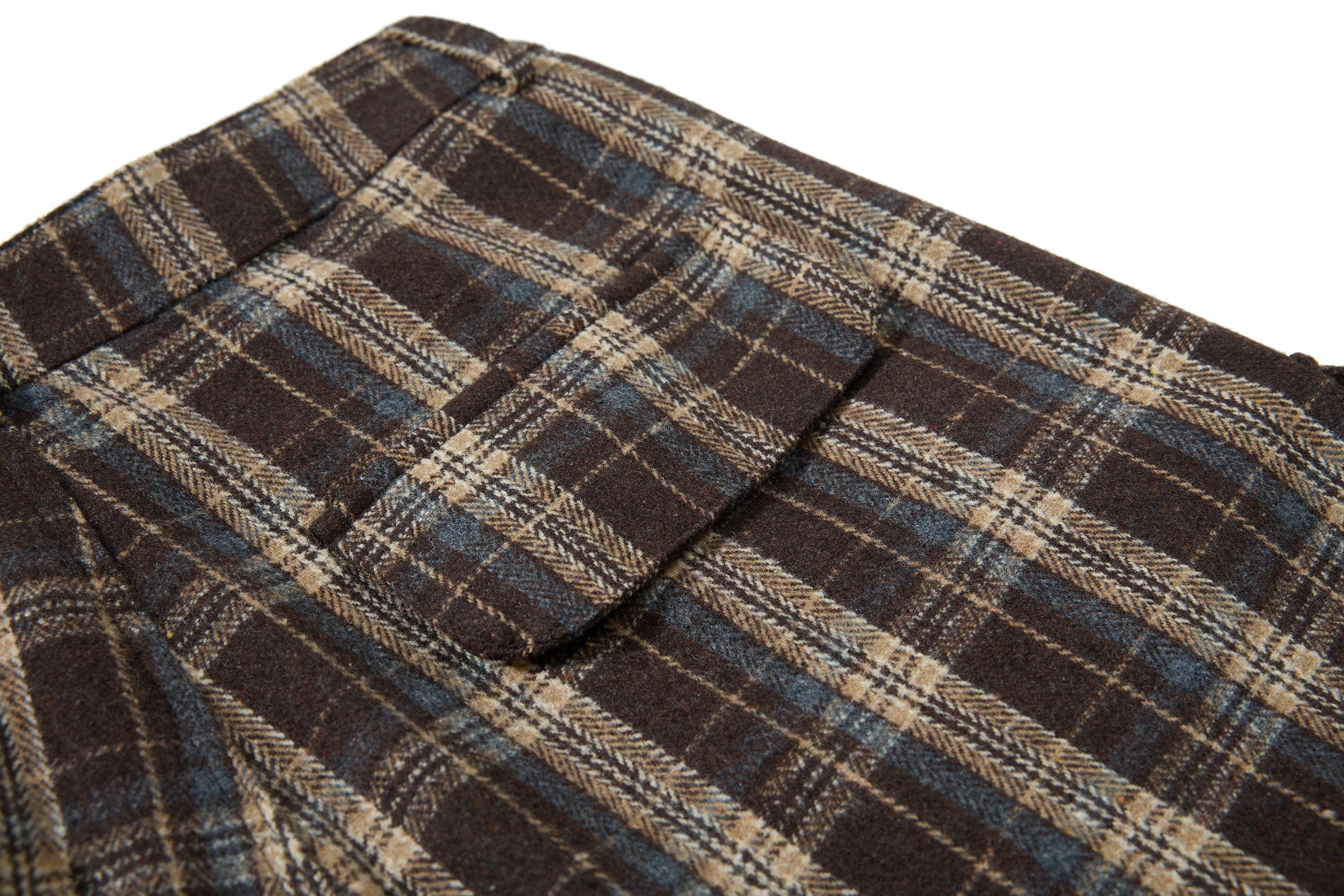 Omirad Vintage Check Wool-Blend Cargo Pants