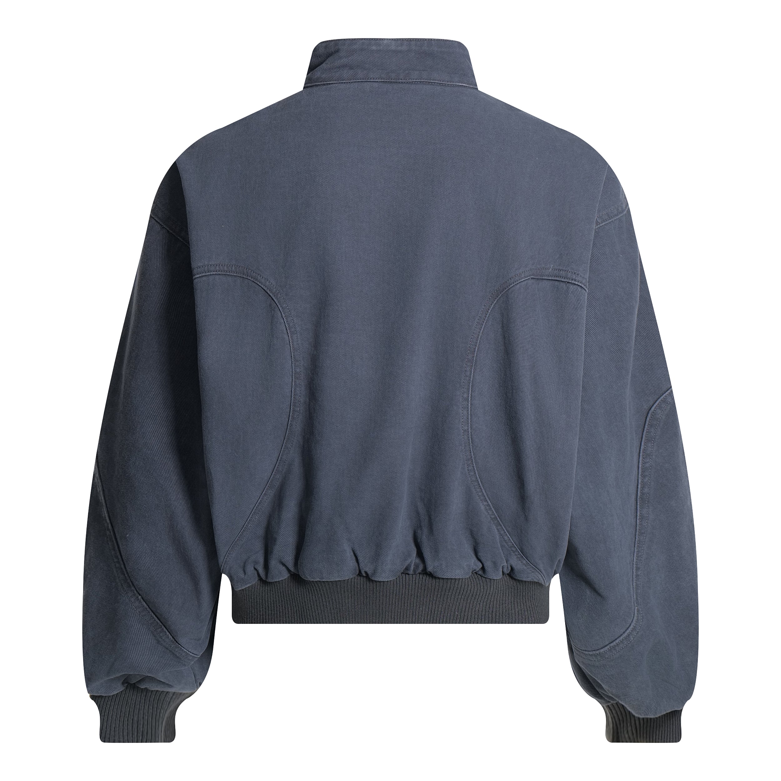 Omirad Washed Curved-Panel Bomber Jacket