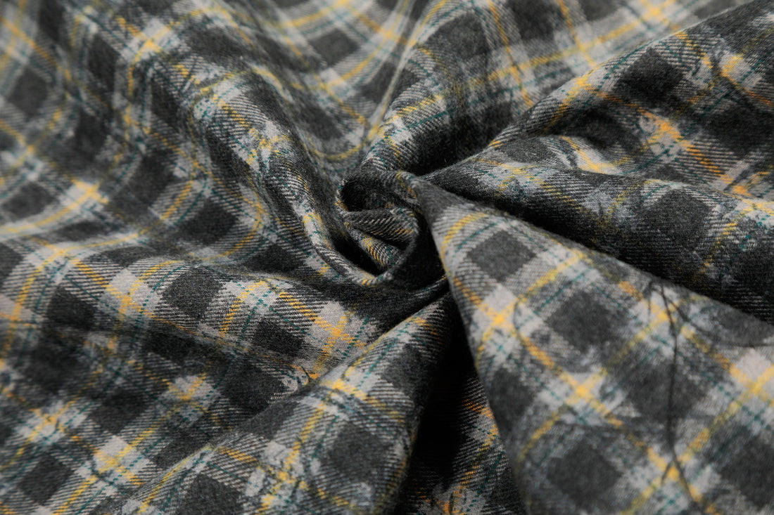 Omirad Vintage Plaid Button-Up Jacket