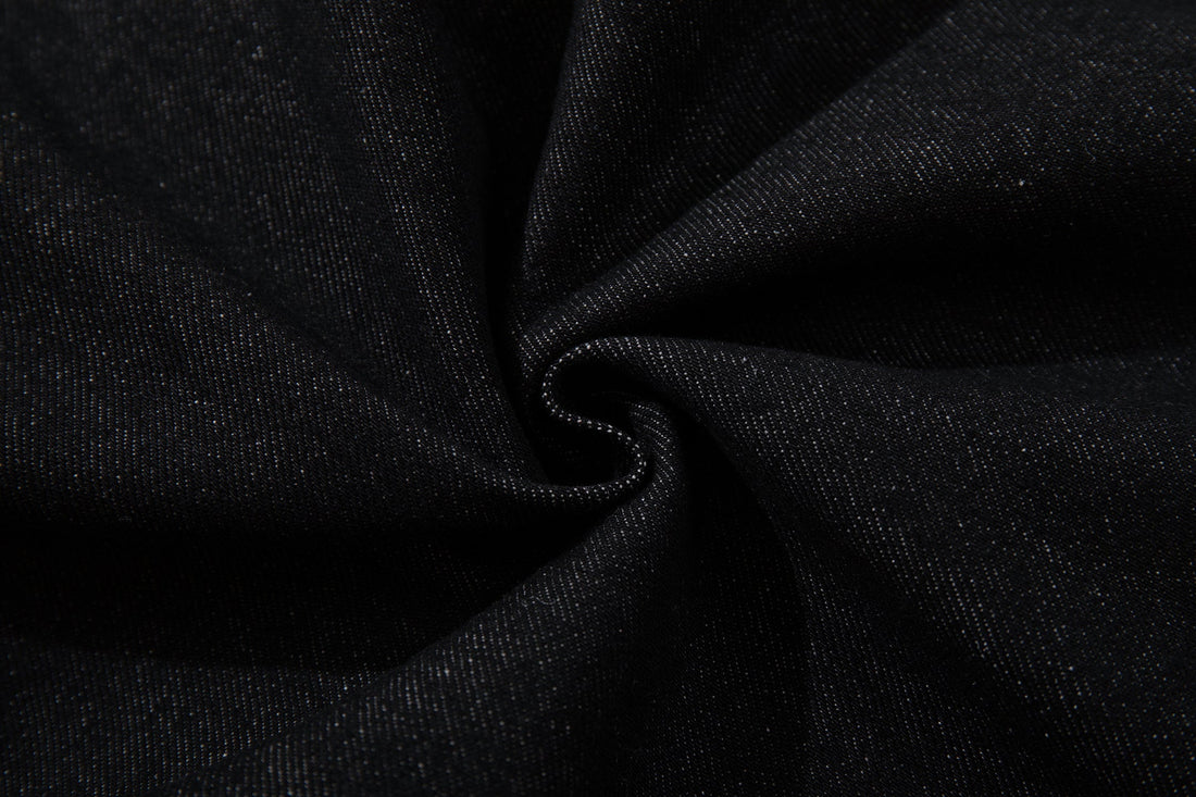 Omirad Wide Leg Button Fly Denim Pants