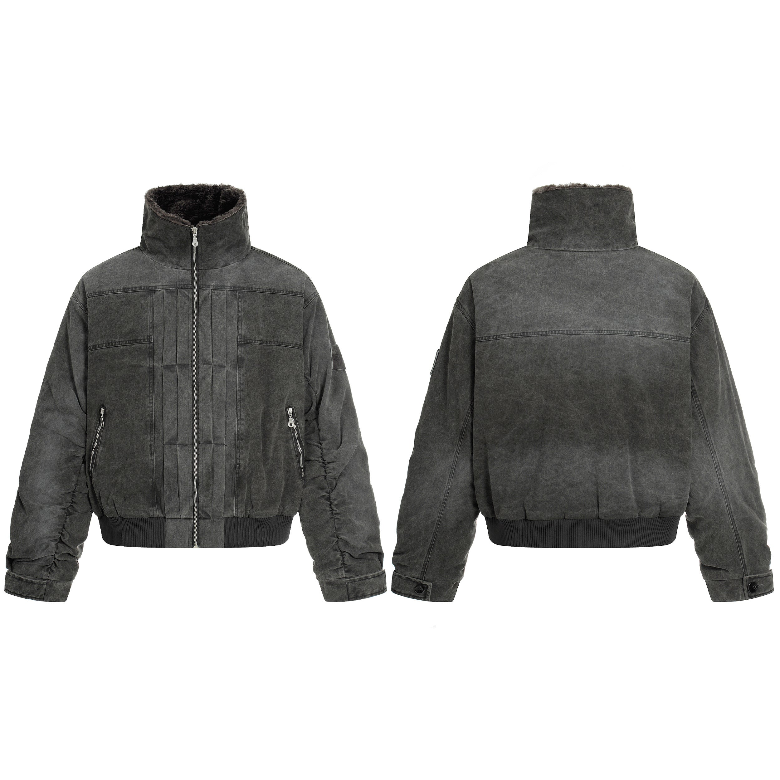 Omirad Washed Cotton Bomber Jacket