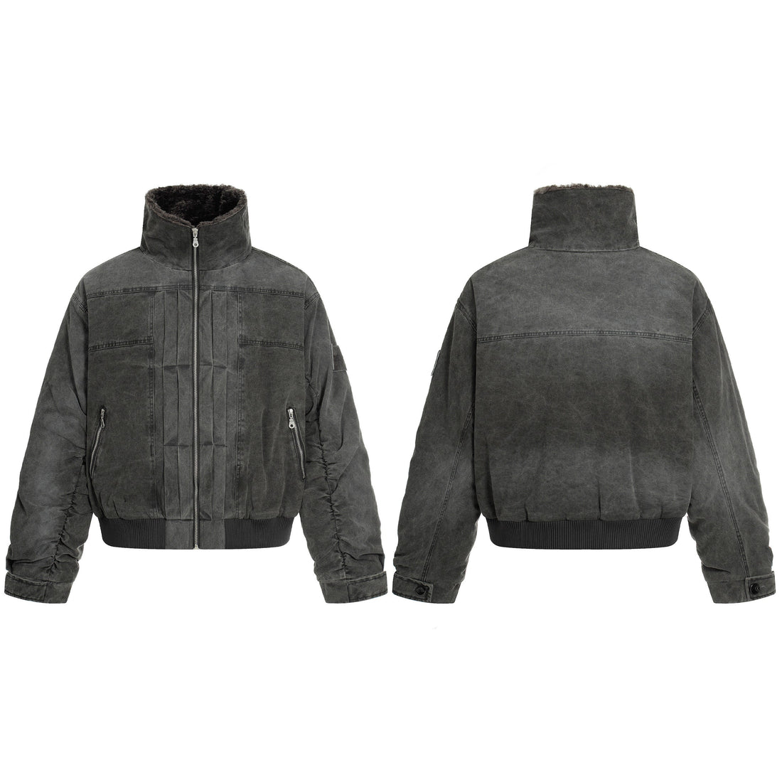 Omirad Washed Cotton Bomber Jacket