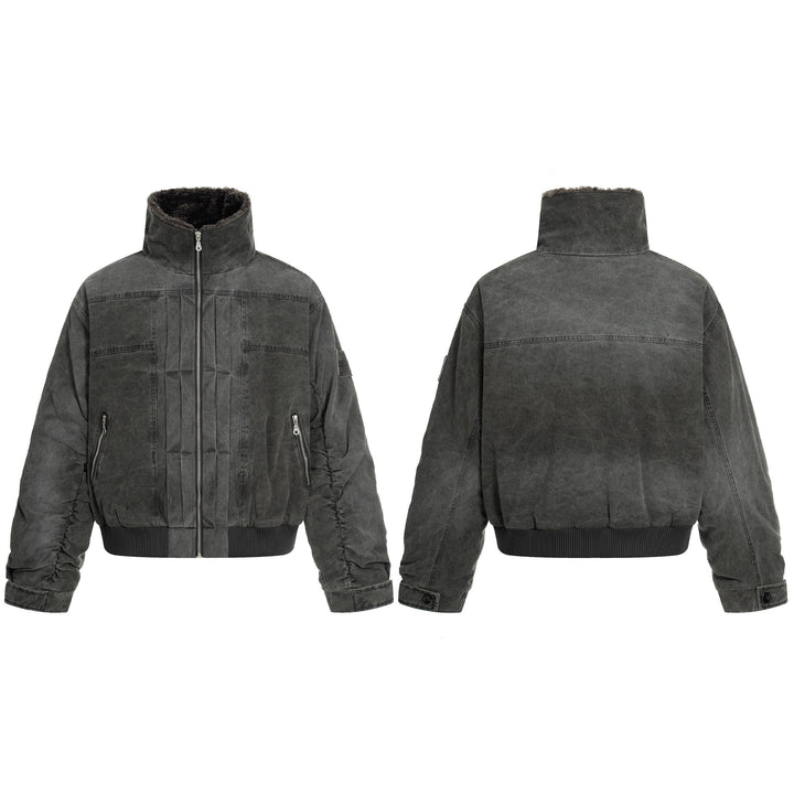 Omirad Washed Cotton Bomber Jacket