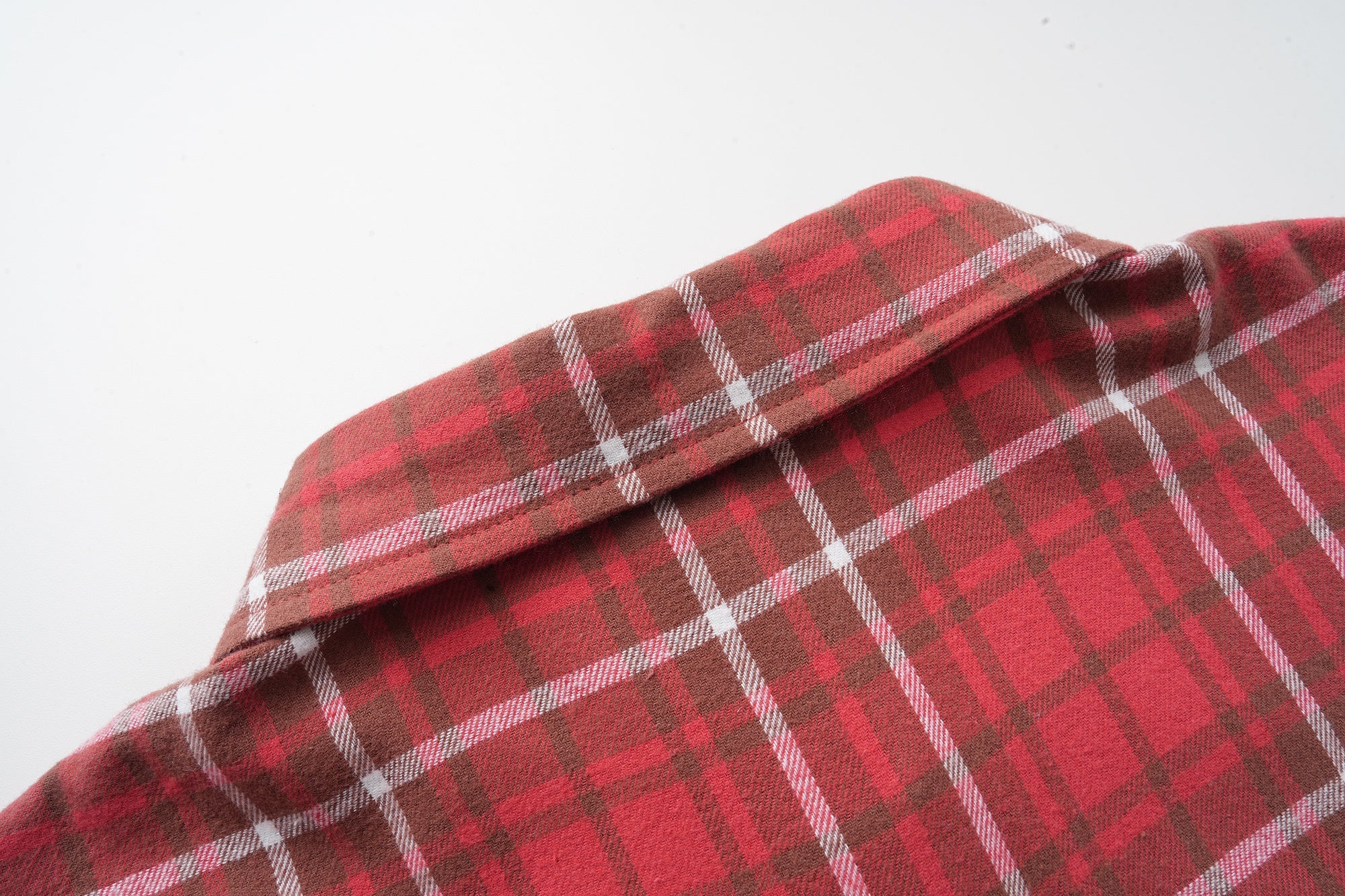 Omirad Patchwork Plaid Button-Up Shirt