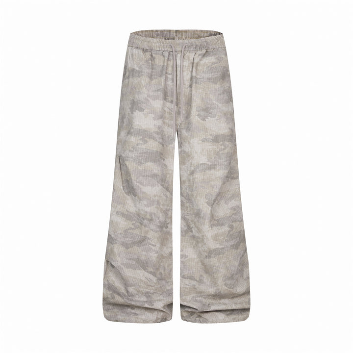 Omirad Washed Camo Wide-Leg Pants