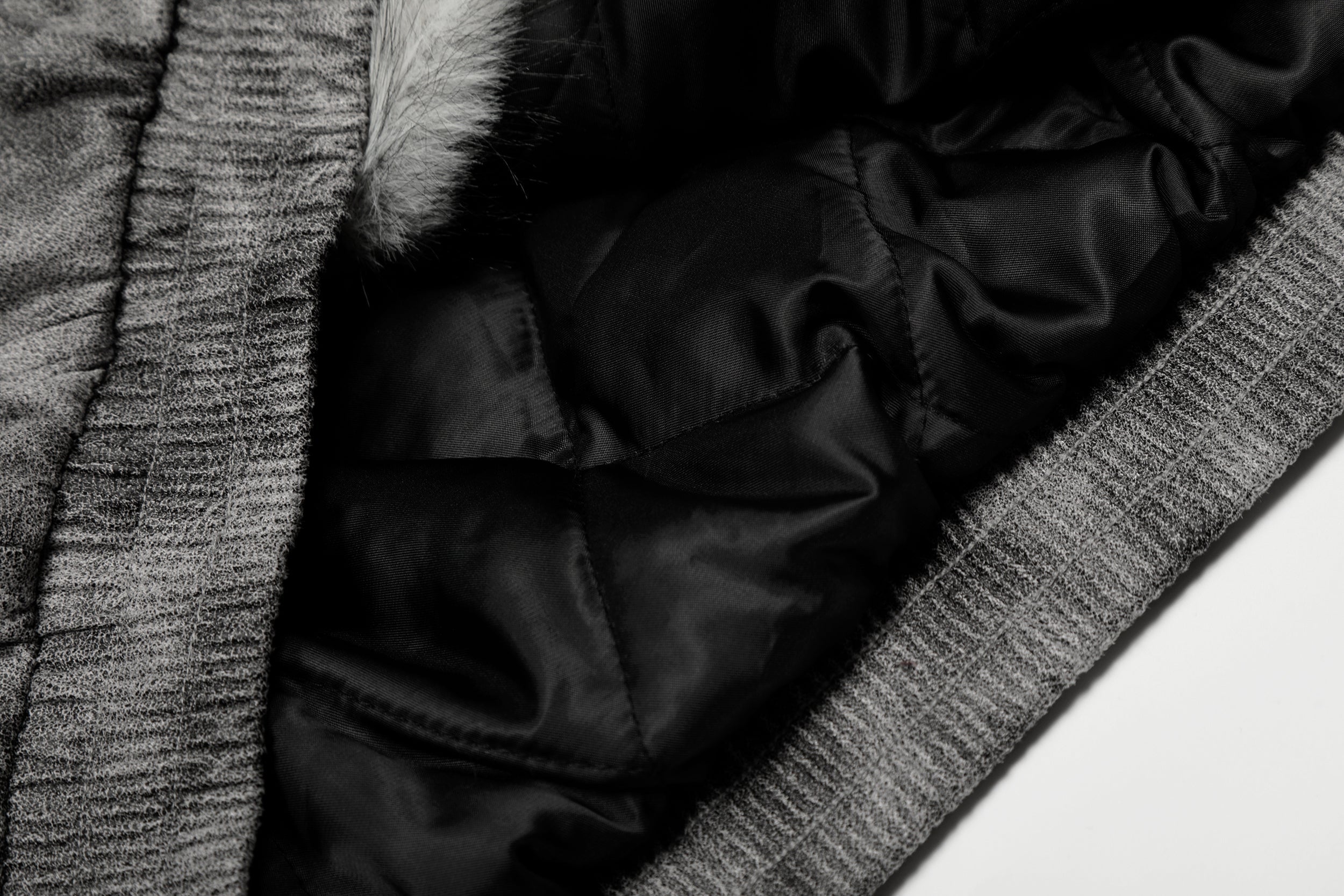 Omirad Washed Faux-Fur Hooded Jacket