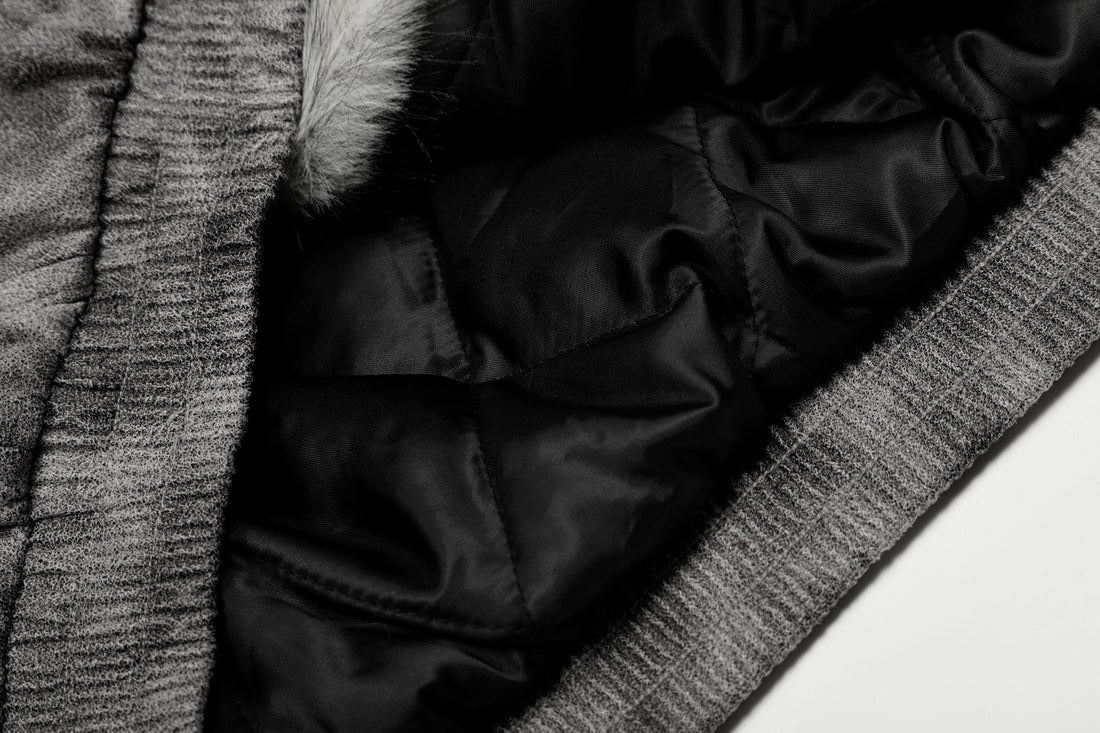 Omirad Washed Faux-Fur Hooded Jacket