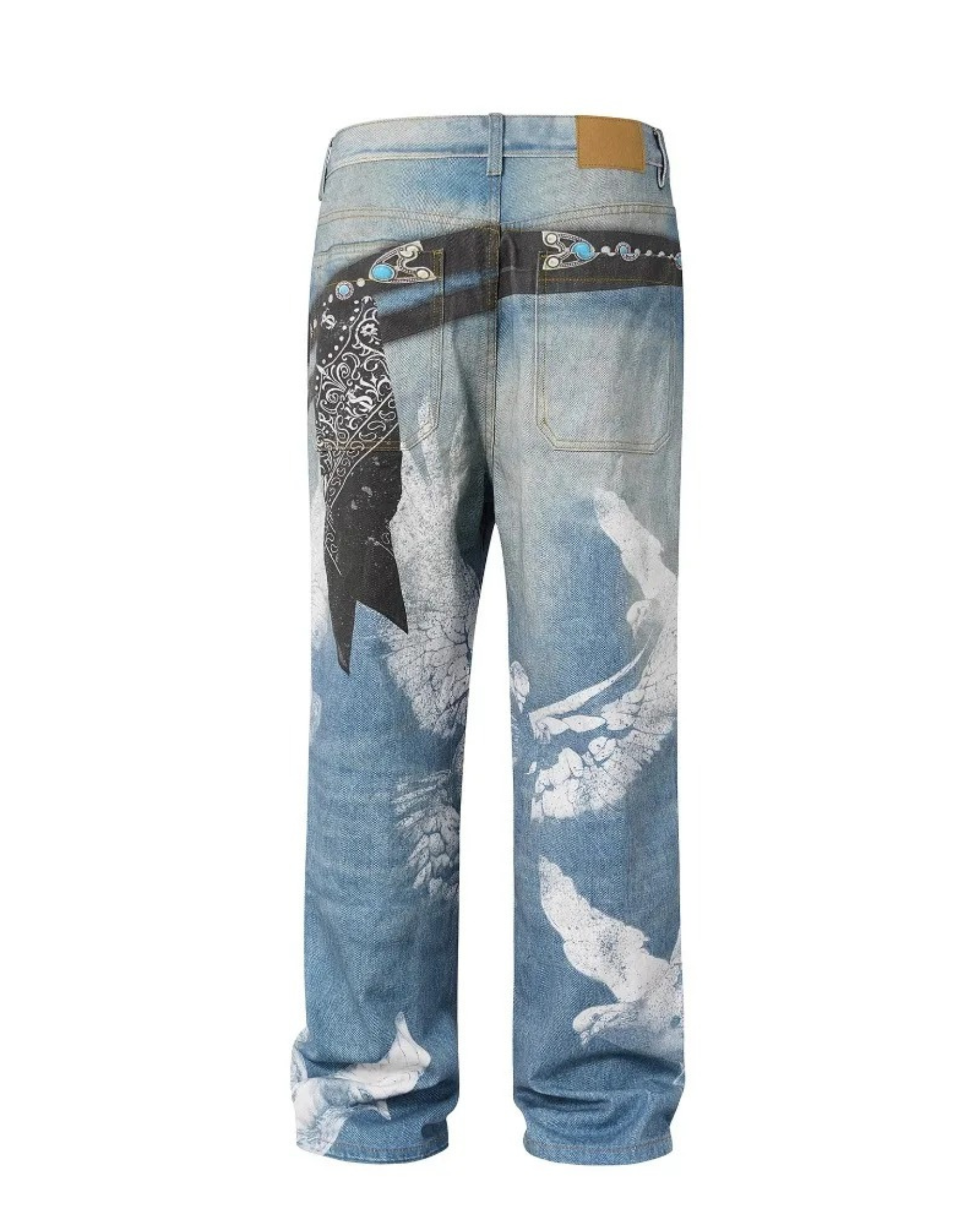 Peace Light Blue Denim