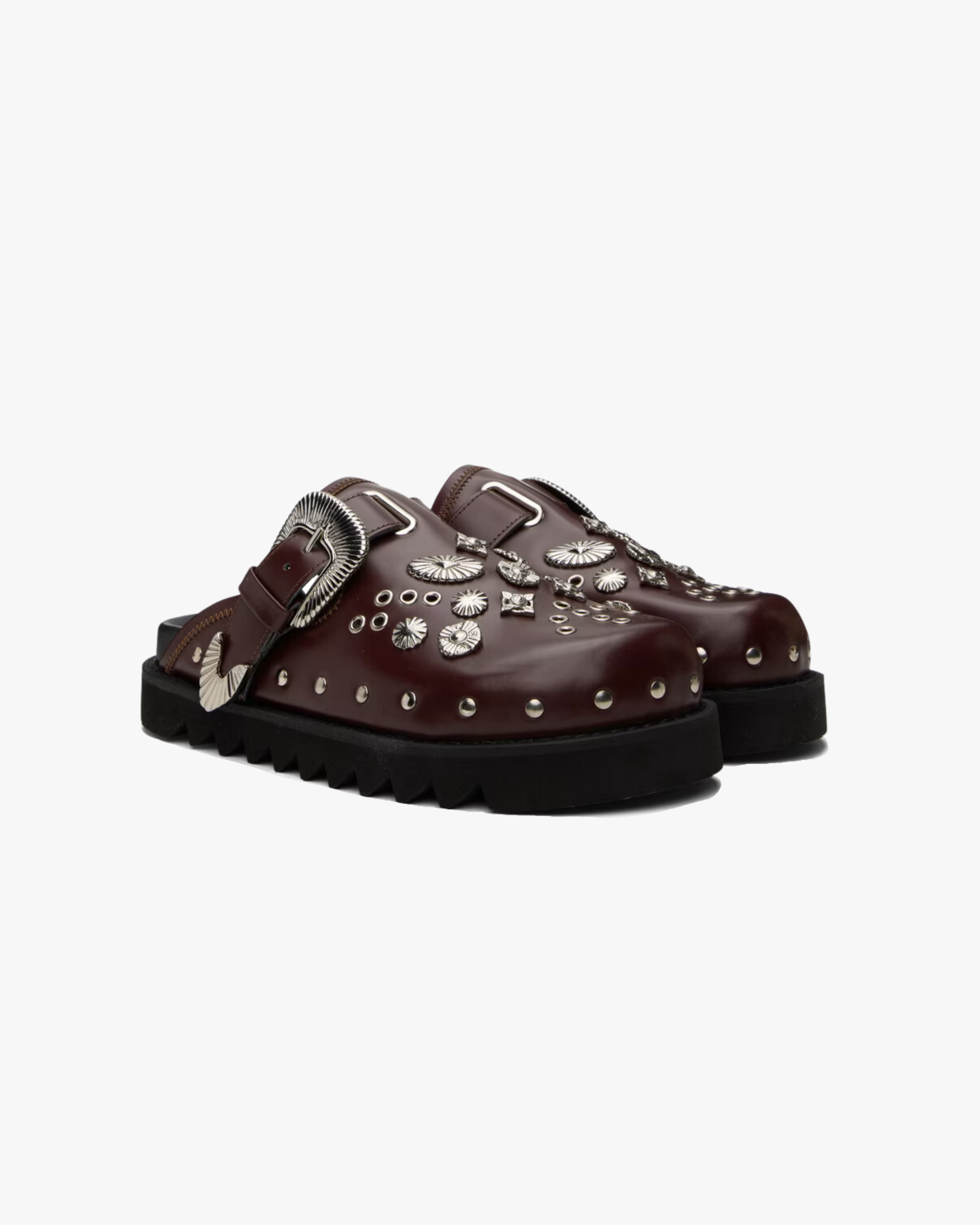 Roma Buckle Leather Sandals