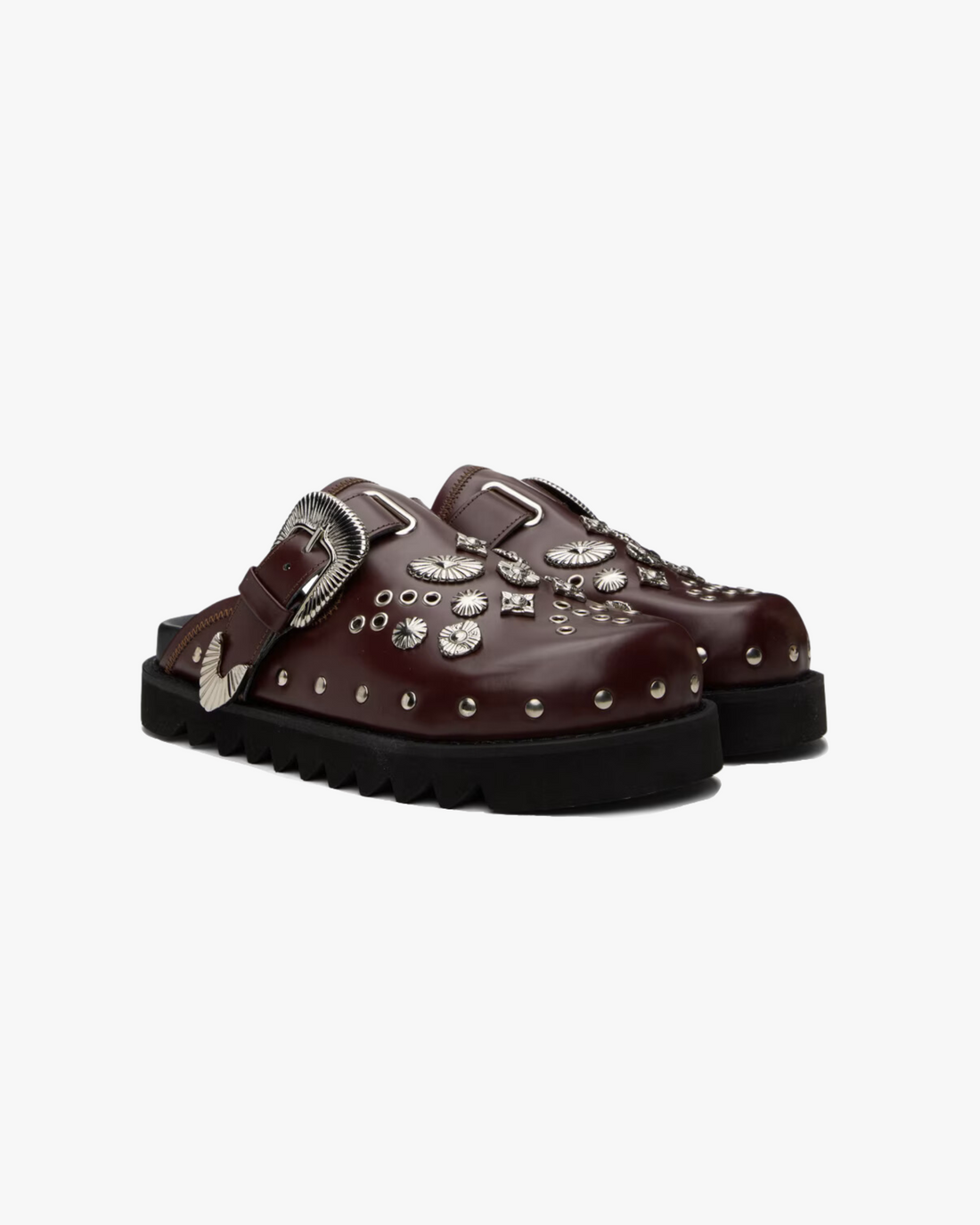 Roma Buckle Leather Sandals