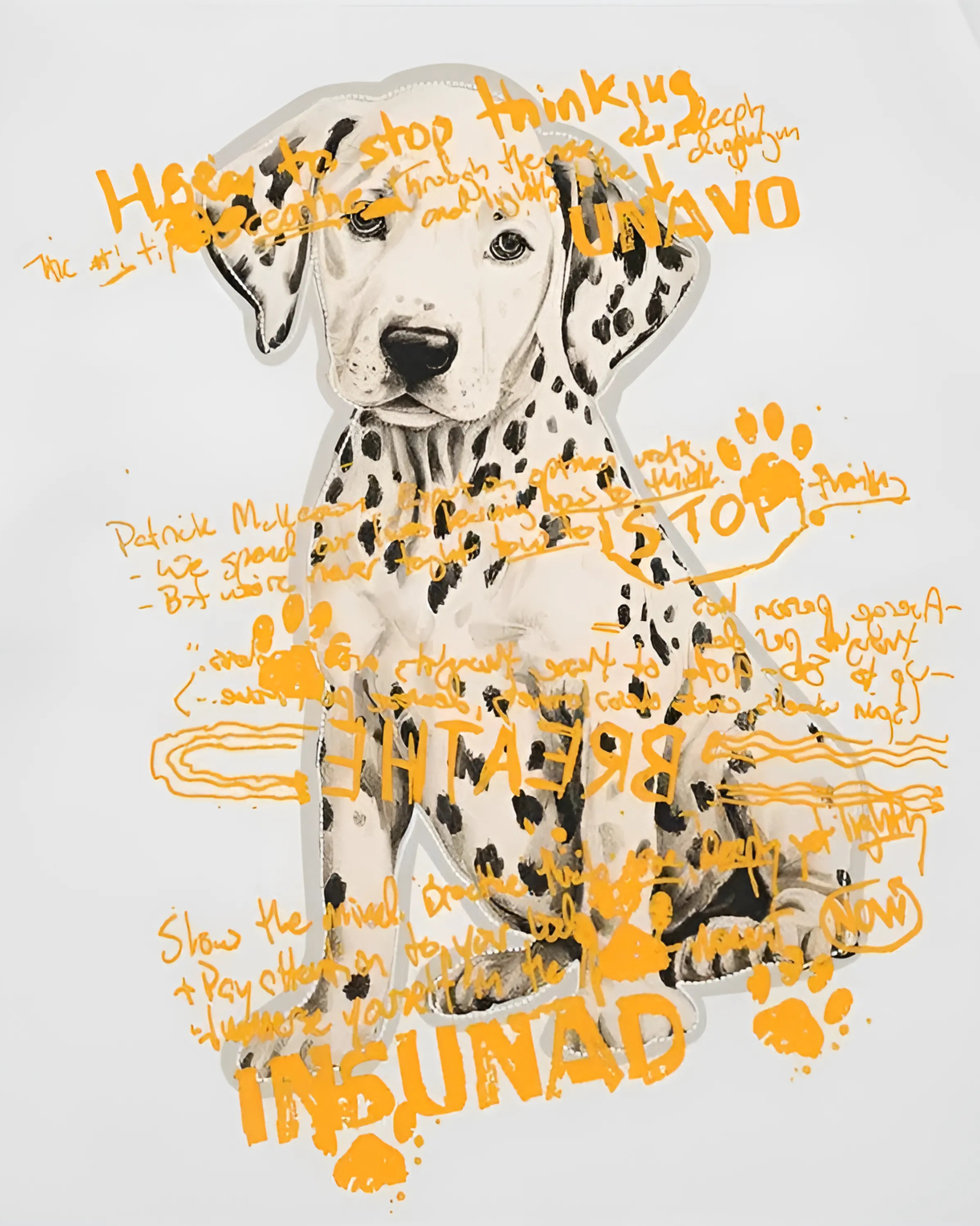 Dalmatian Oversized Graphic T-Shirt