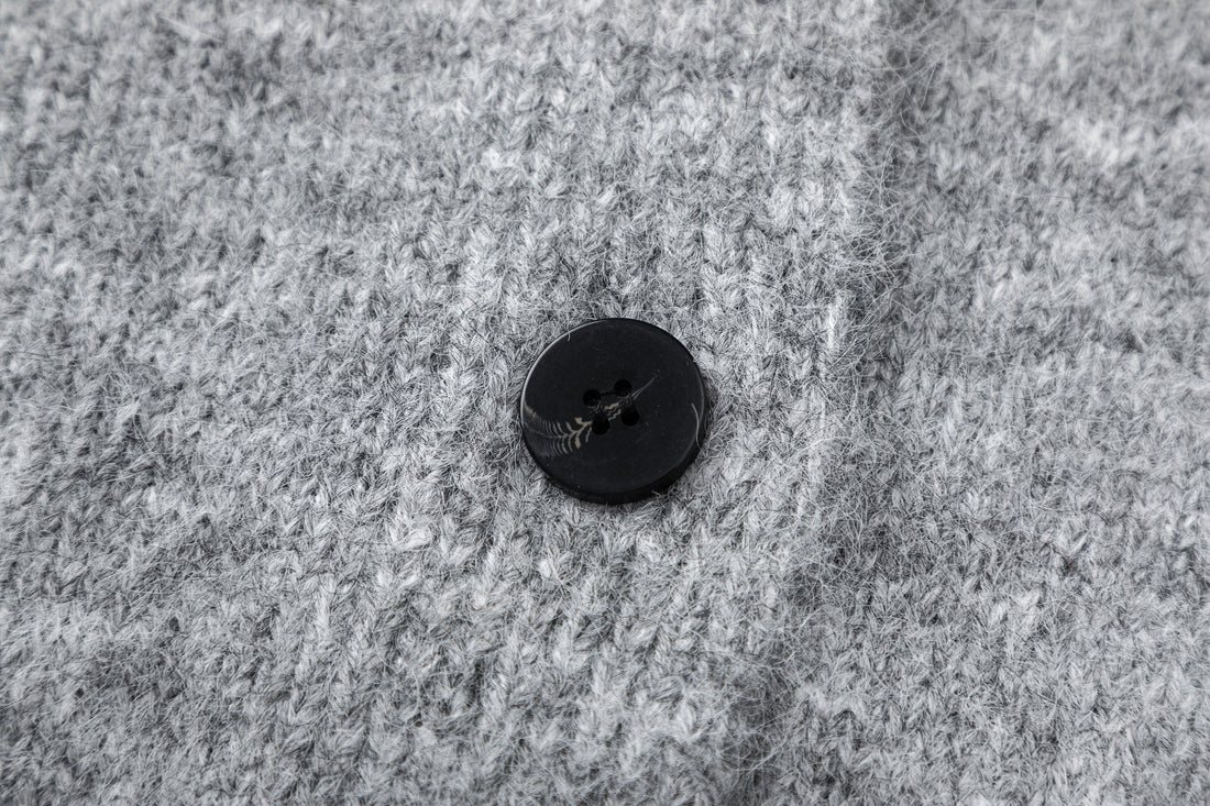 Omirad Minimal Wool Blend Knit Cardigan