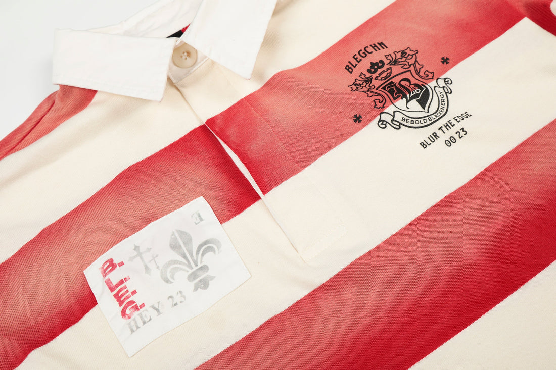 Omirad Striped Long Sleeve Rugby Shirt