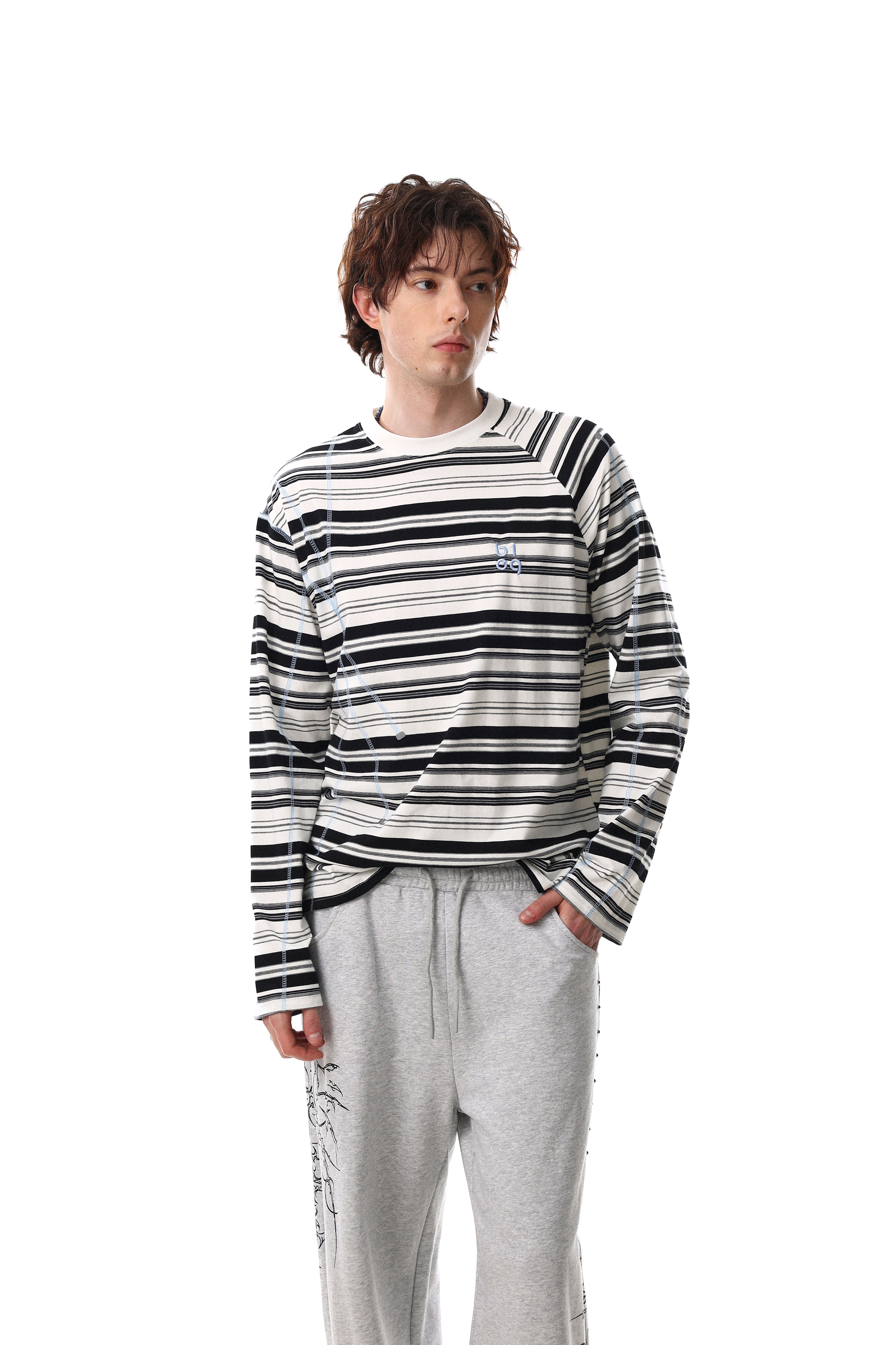 Omirad Striped Long Sleeve Tee