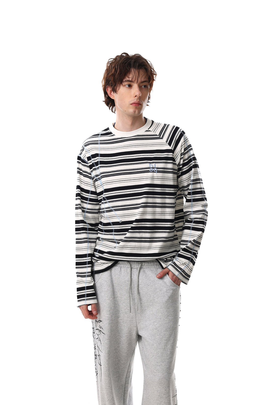 Omirad Striped Long Sleeve Tee