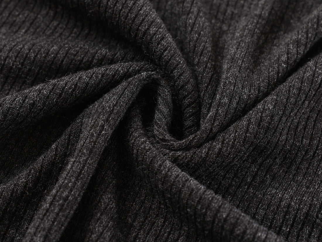 Omirad Ribbed Texture Long-Sleeve Tee