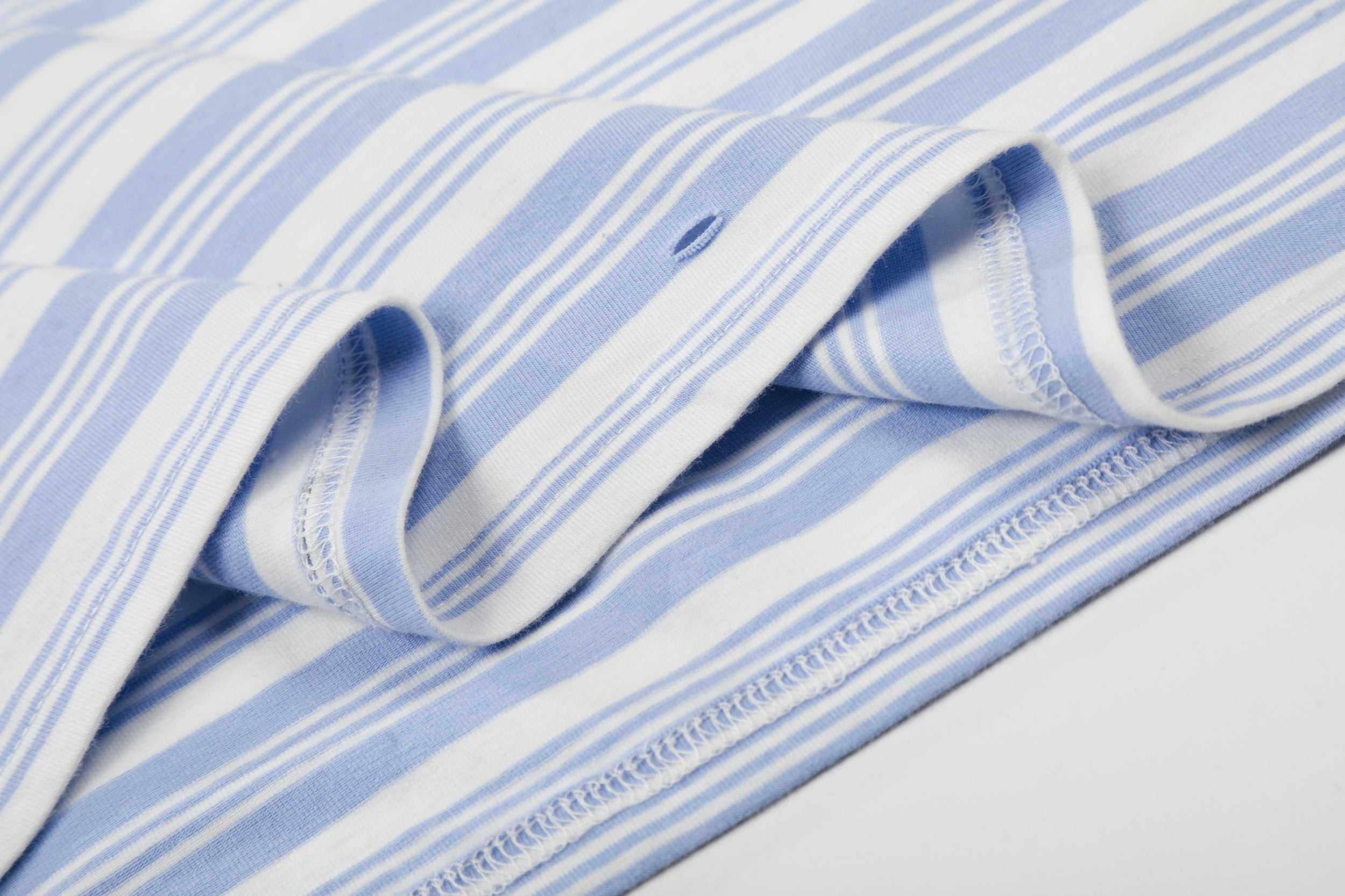 Omirad Striped Long Sleeve Polo Shirt