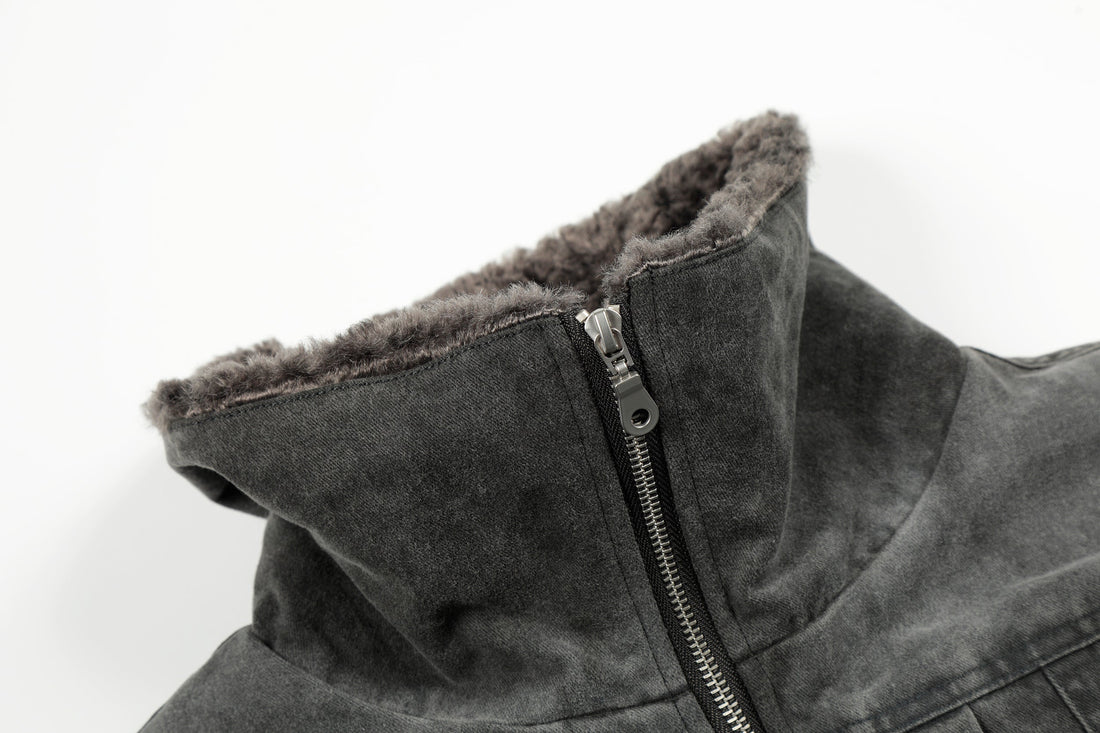 Omirad Washed Cotton Bomber Jacket