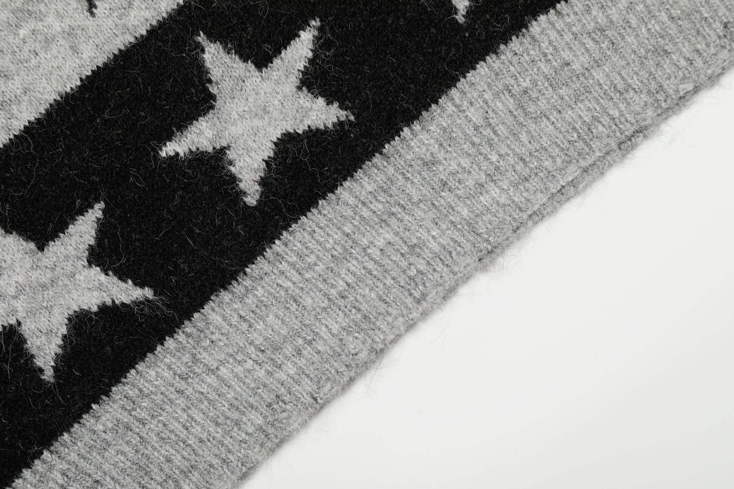 Omirad Star Stripe Knit Polo Sweater