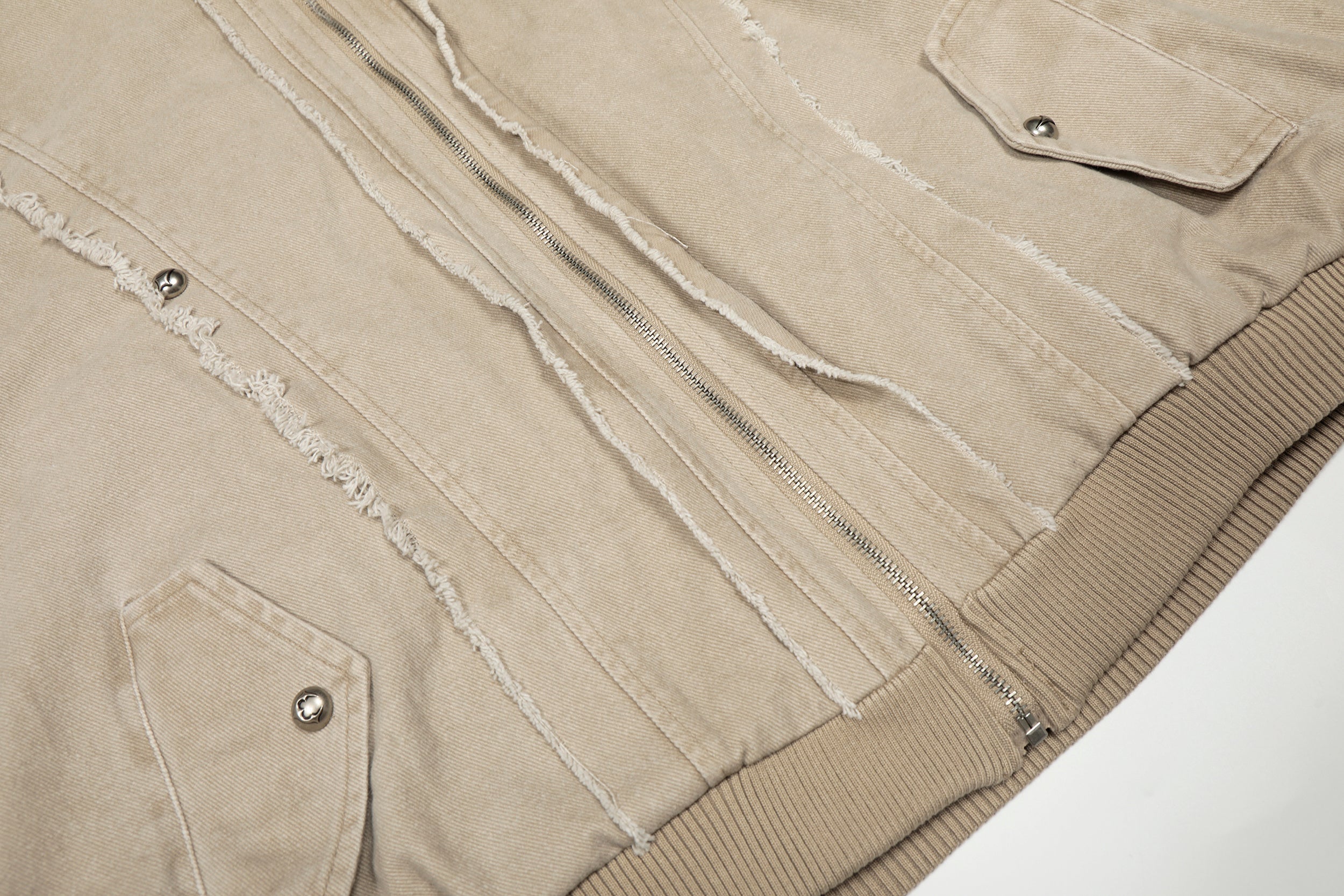 Omirad Washed Shearling-Lined Denim Hooded Jacket