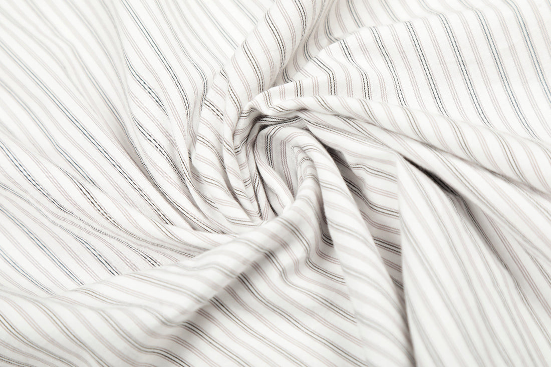 Omirad Striped Logo Button-Up Shirt