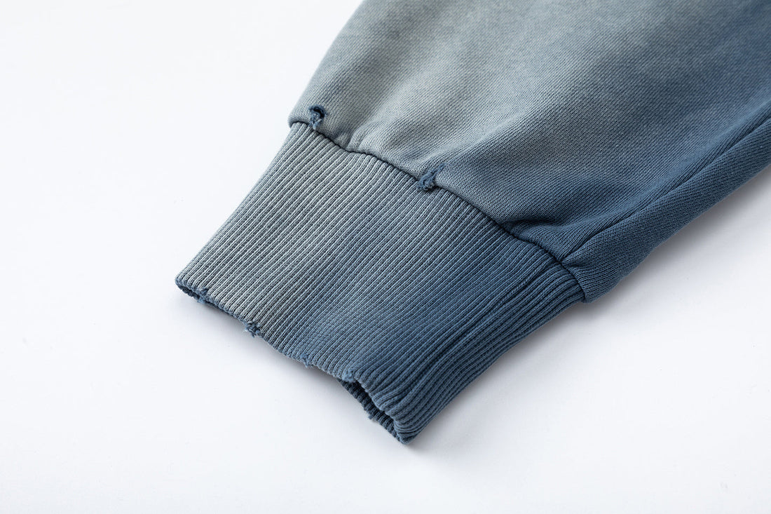 Omirad Vintage Patch Zip-Up Hoodie