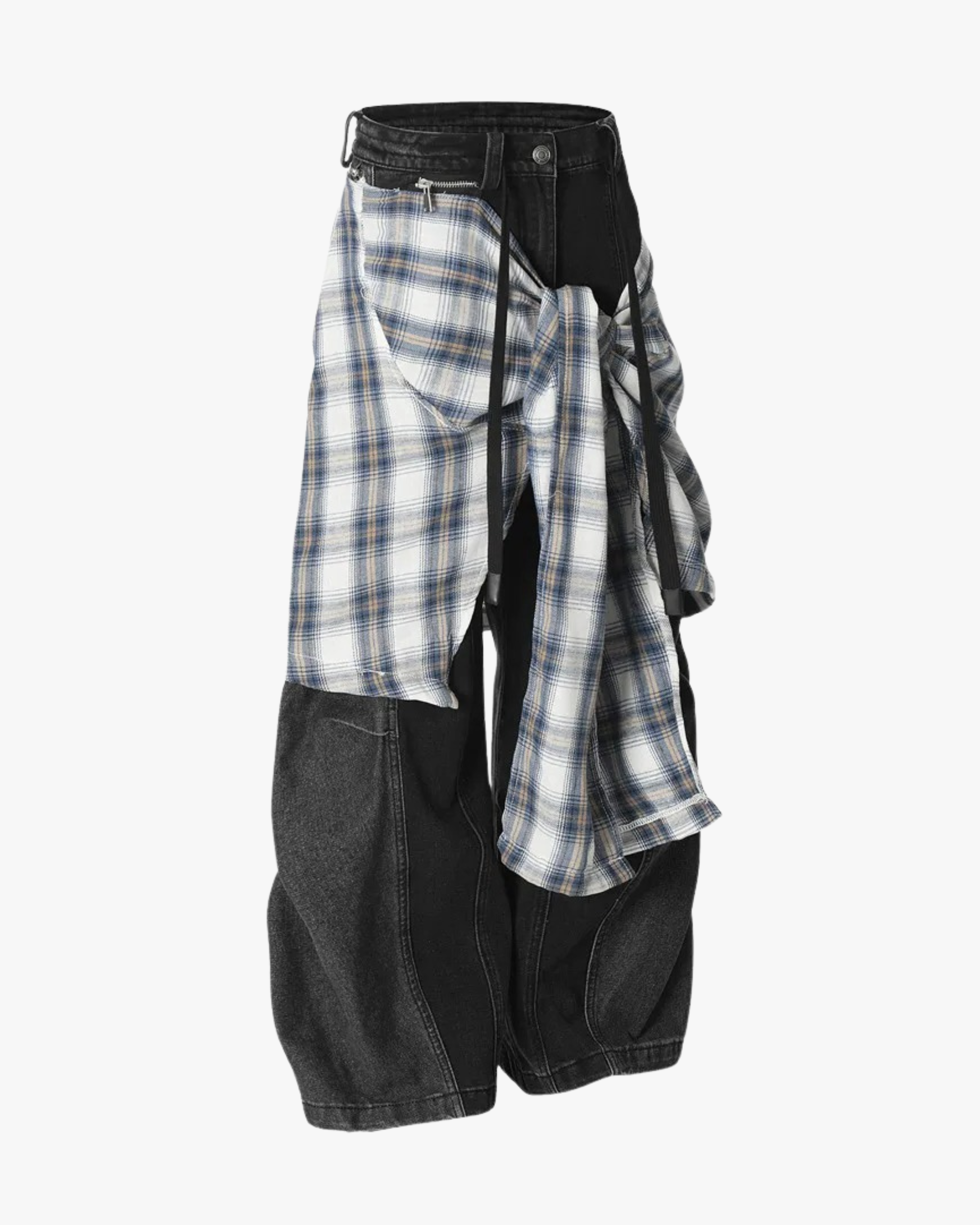 Layer Shift Hybrid Denim Trousers