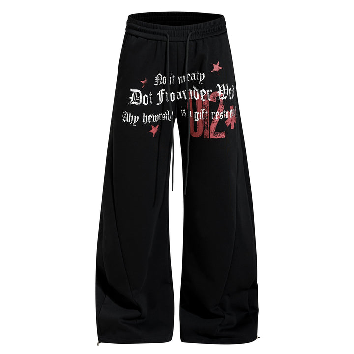 Omirad Vintage Star Wide-Leg Sweatpants