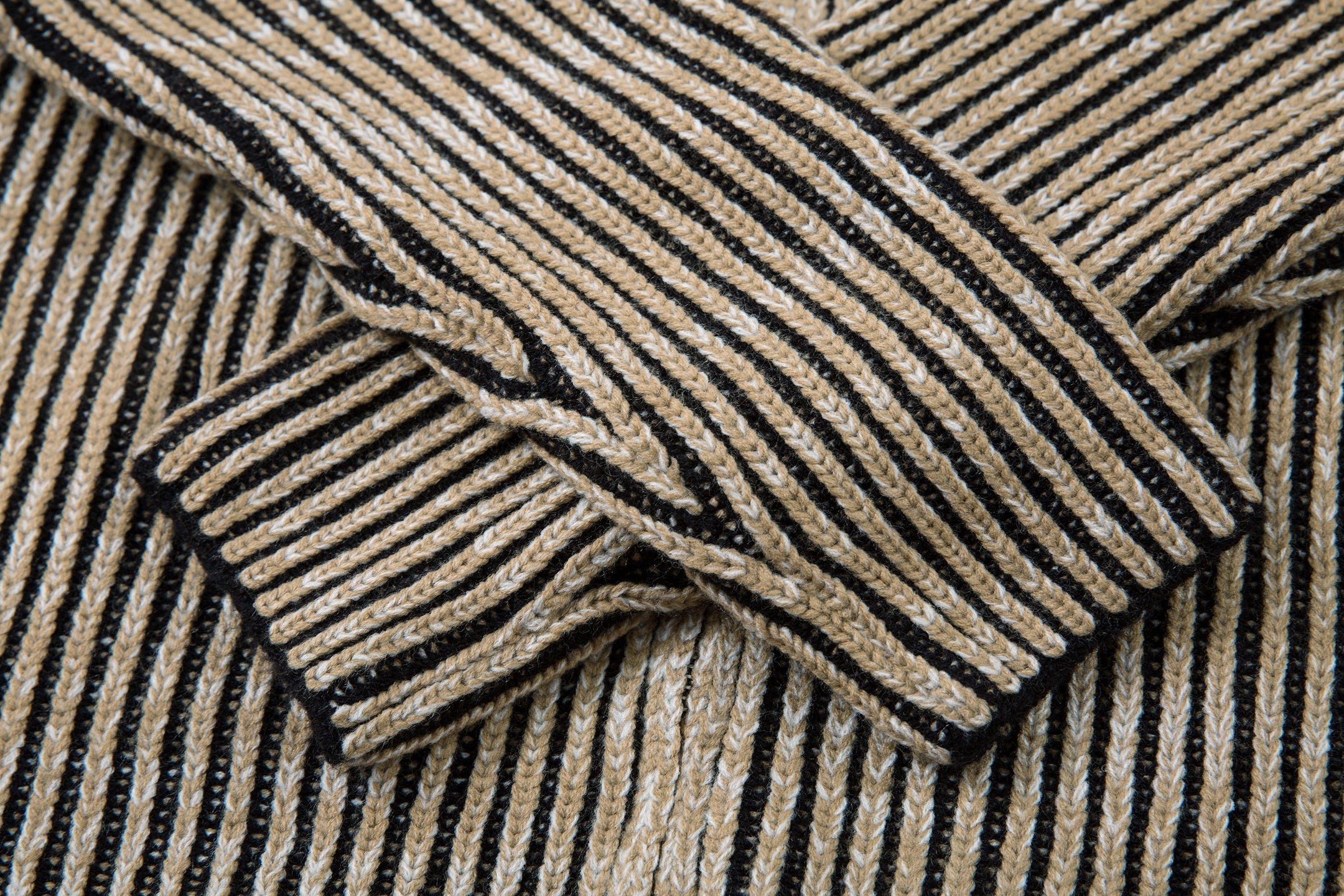 Omirad Striped Textured Zip Jacket