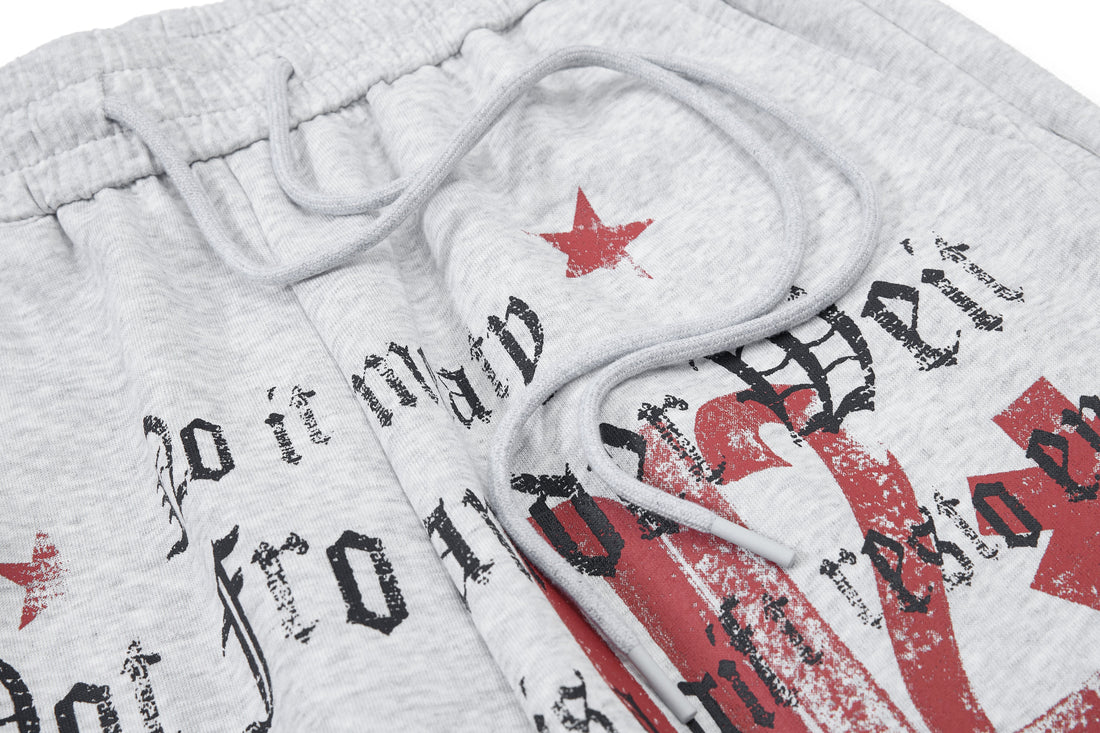 Omirad Vintage Star Wide-Leg Sweatpants