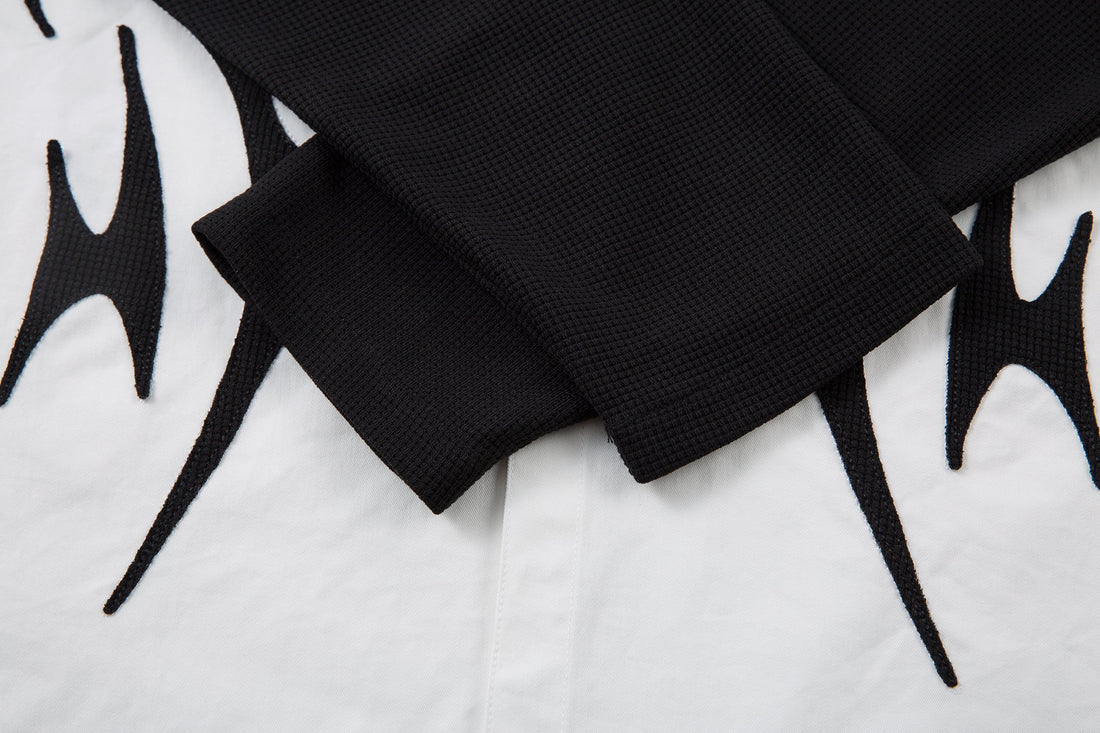 Omirad Tribal Flame Layered Shirt