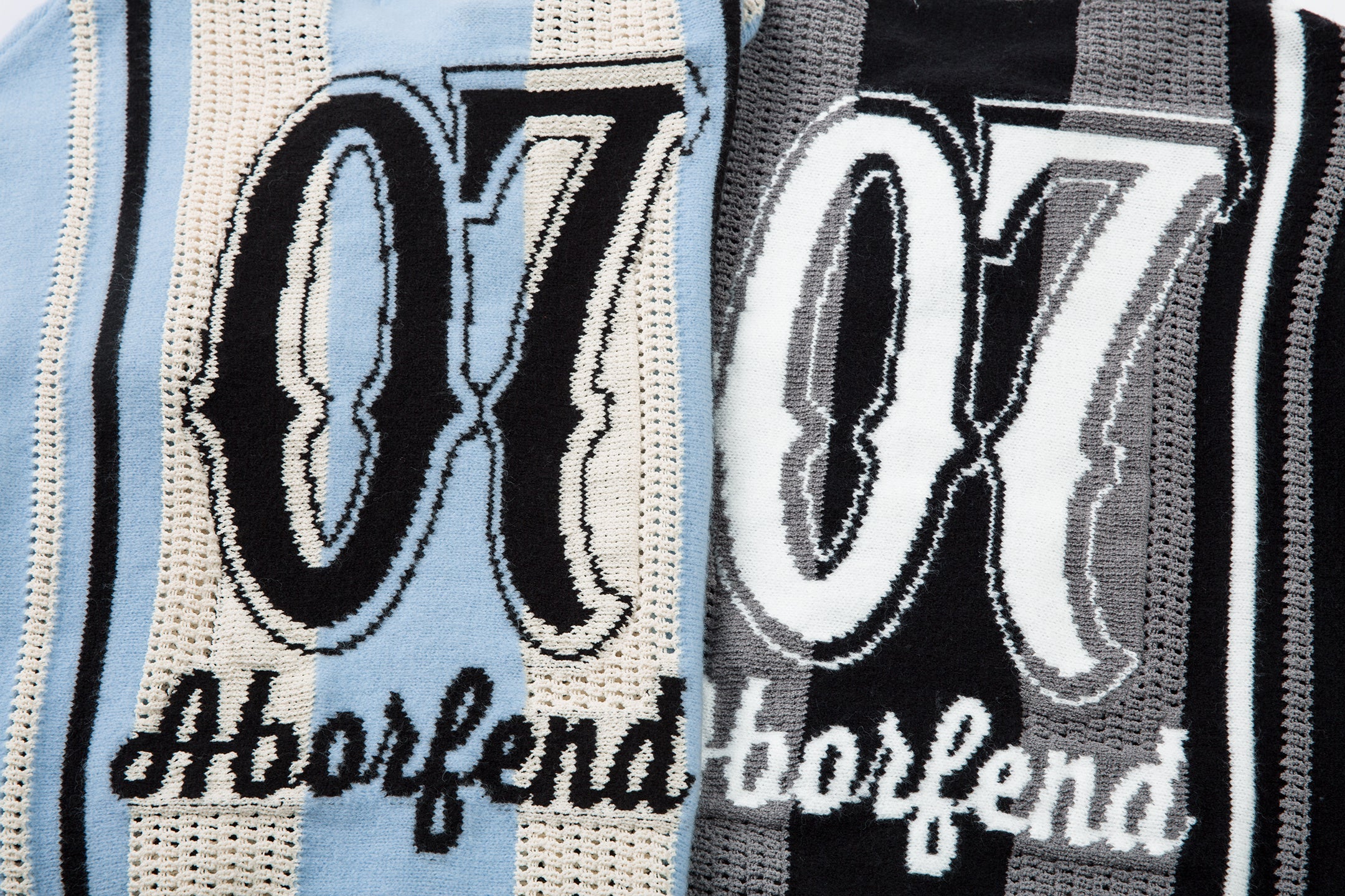 Omirad Varsity Stripe Knit Sweater