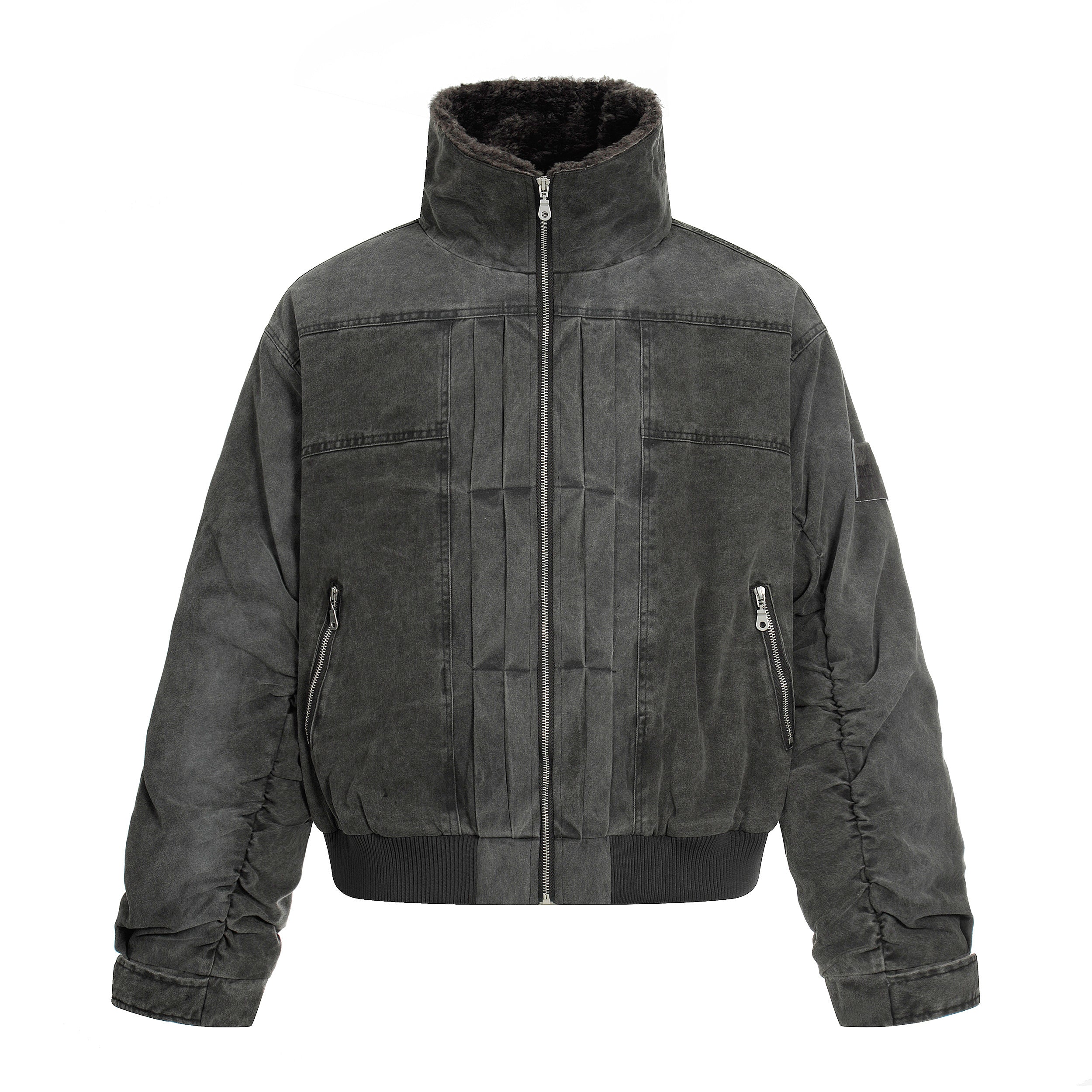 Omirad Washed Cotton Bomber Jacket
