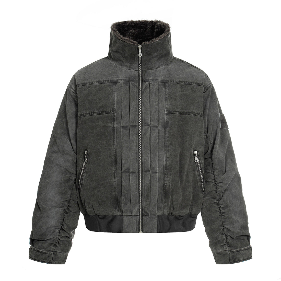 Omirad Washed Cotton Bomber Jacket