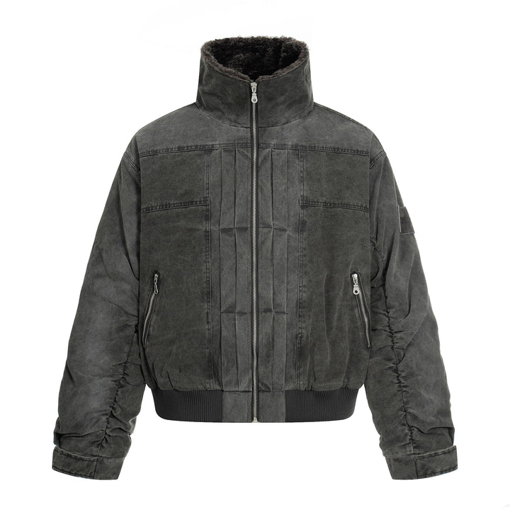 Omirad Washed Cotton Bomber Jacket