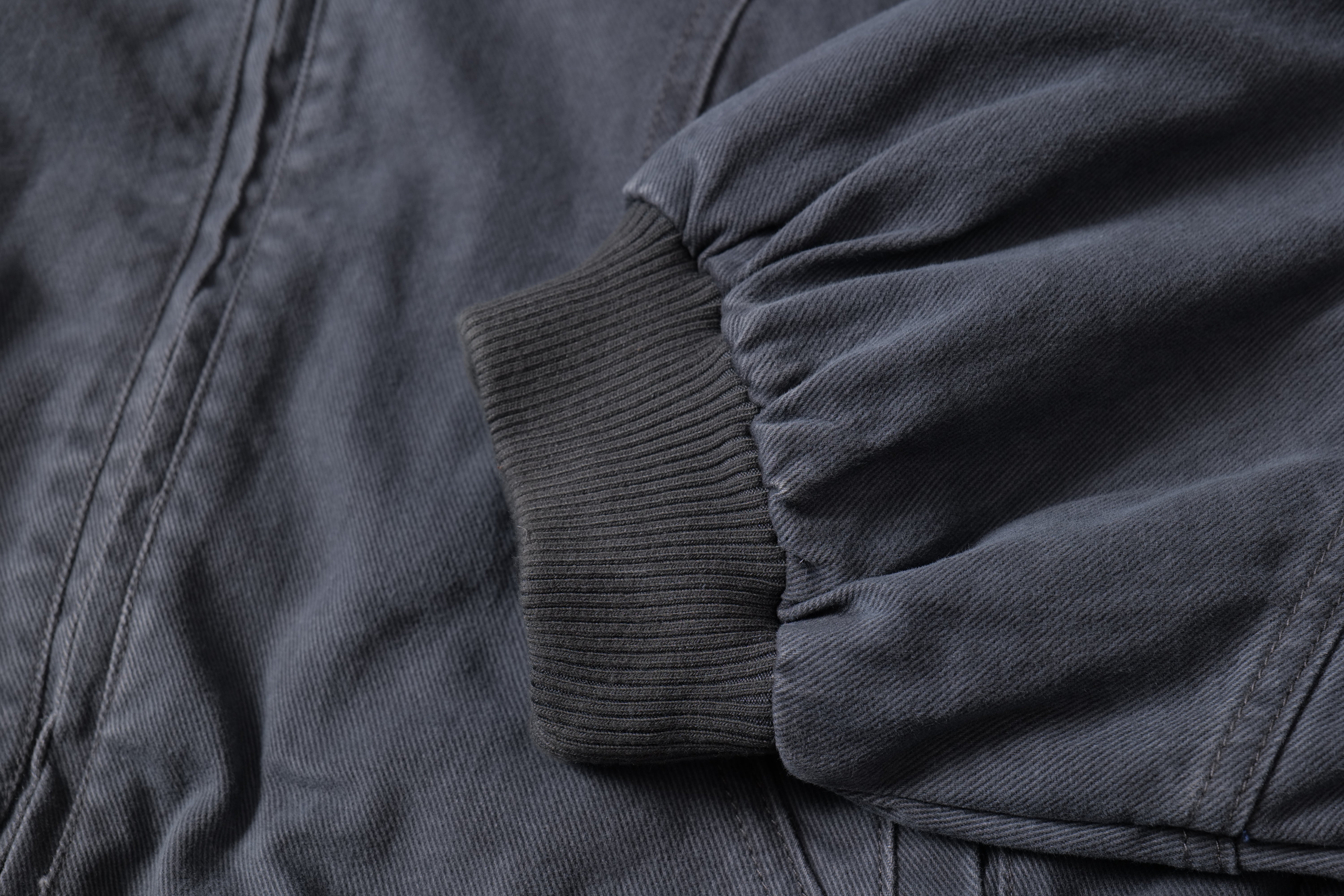 Omirad Washed Curved-Panel Bomber Jacket