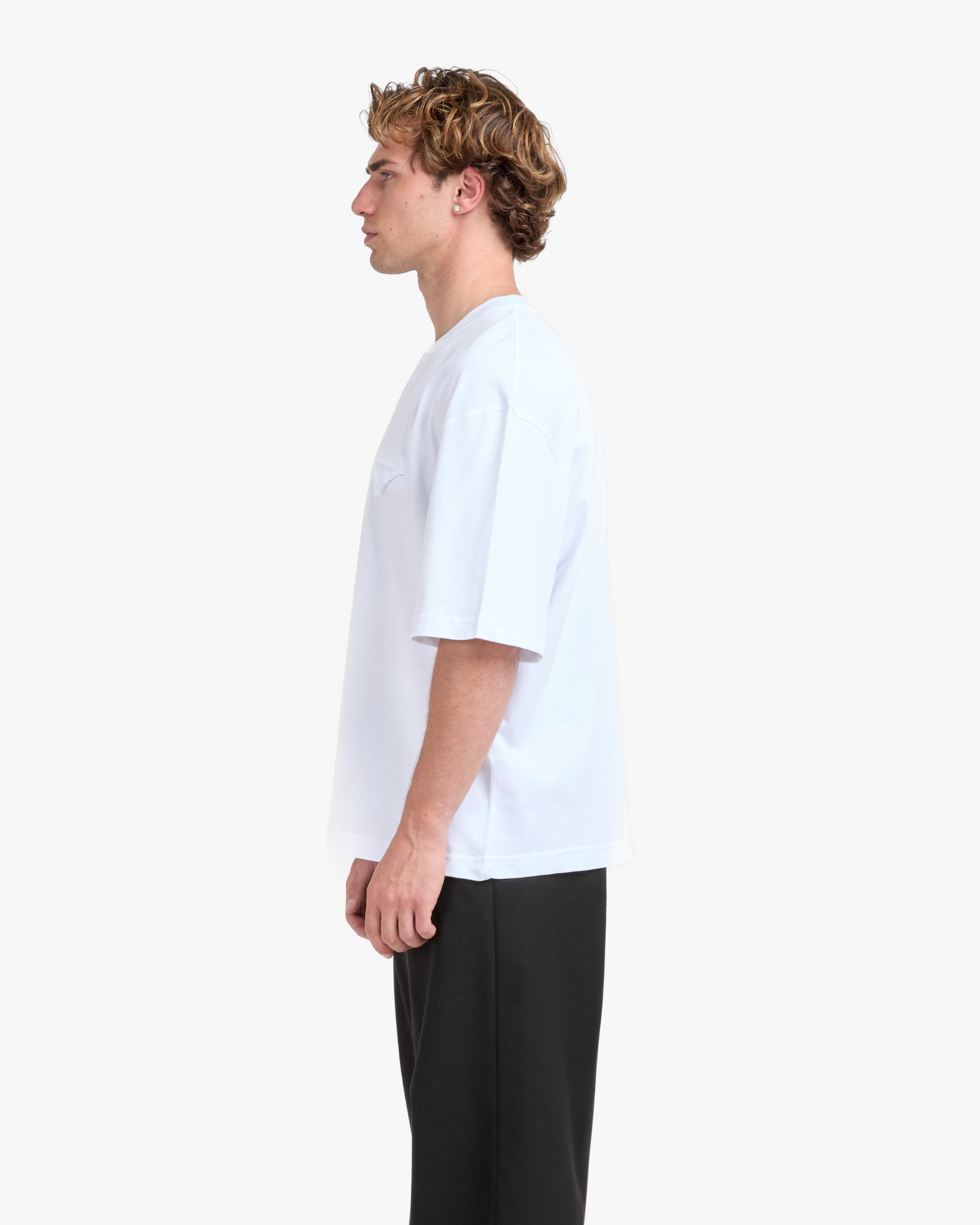 Boxy Tee with Folded Pocket