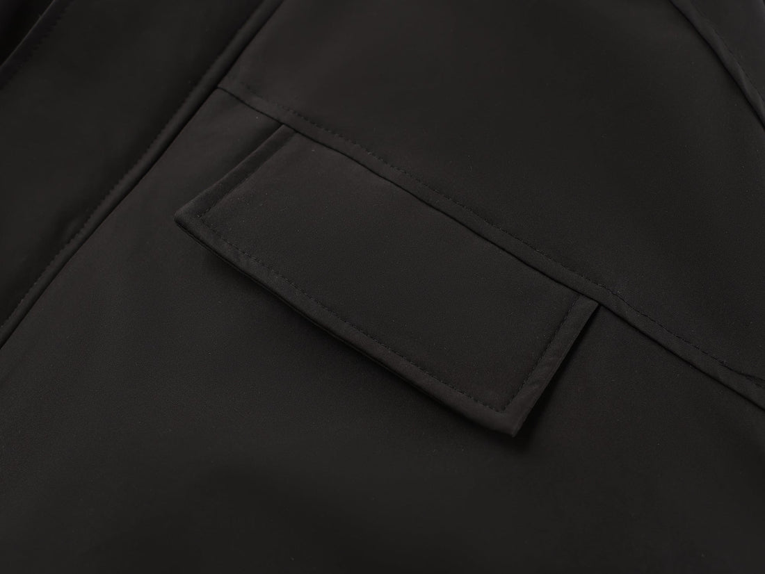 Omirad Zebra Fur-Lined Bomber Jacket