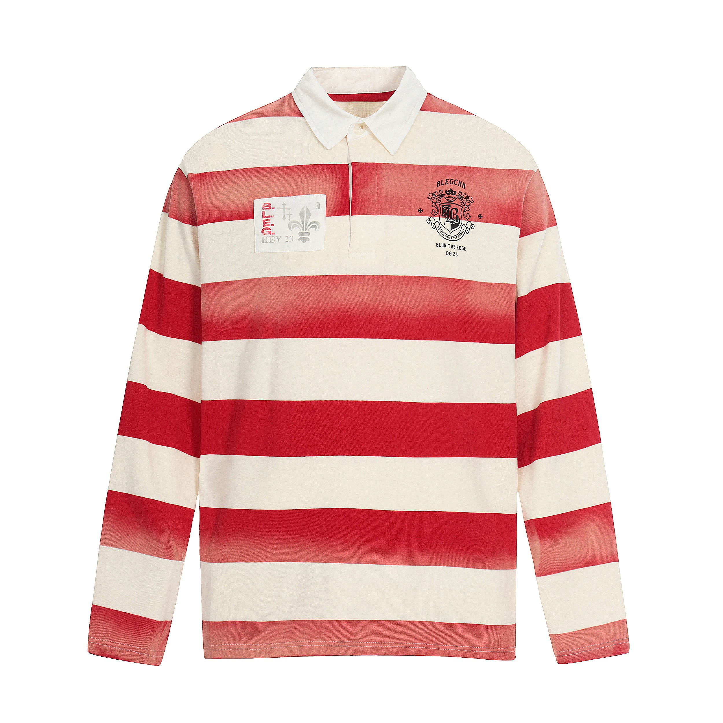 Omirad Striped Long Sleeve Rugby Shirt