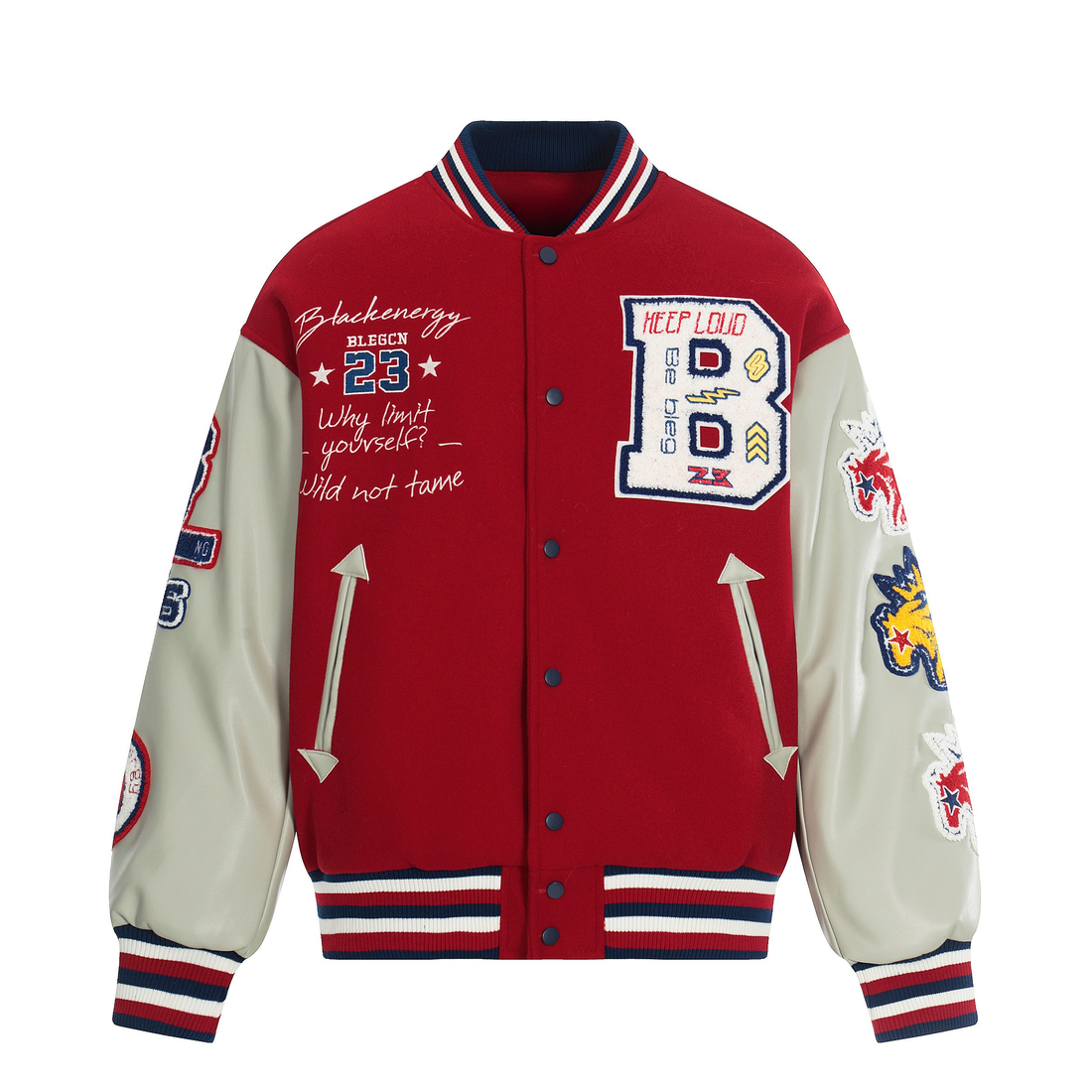 Omirad Wild at Heart Varsity Jacket
