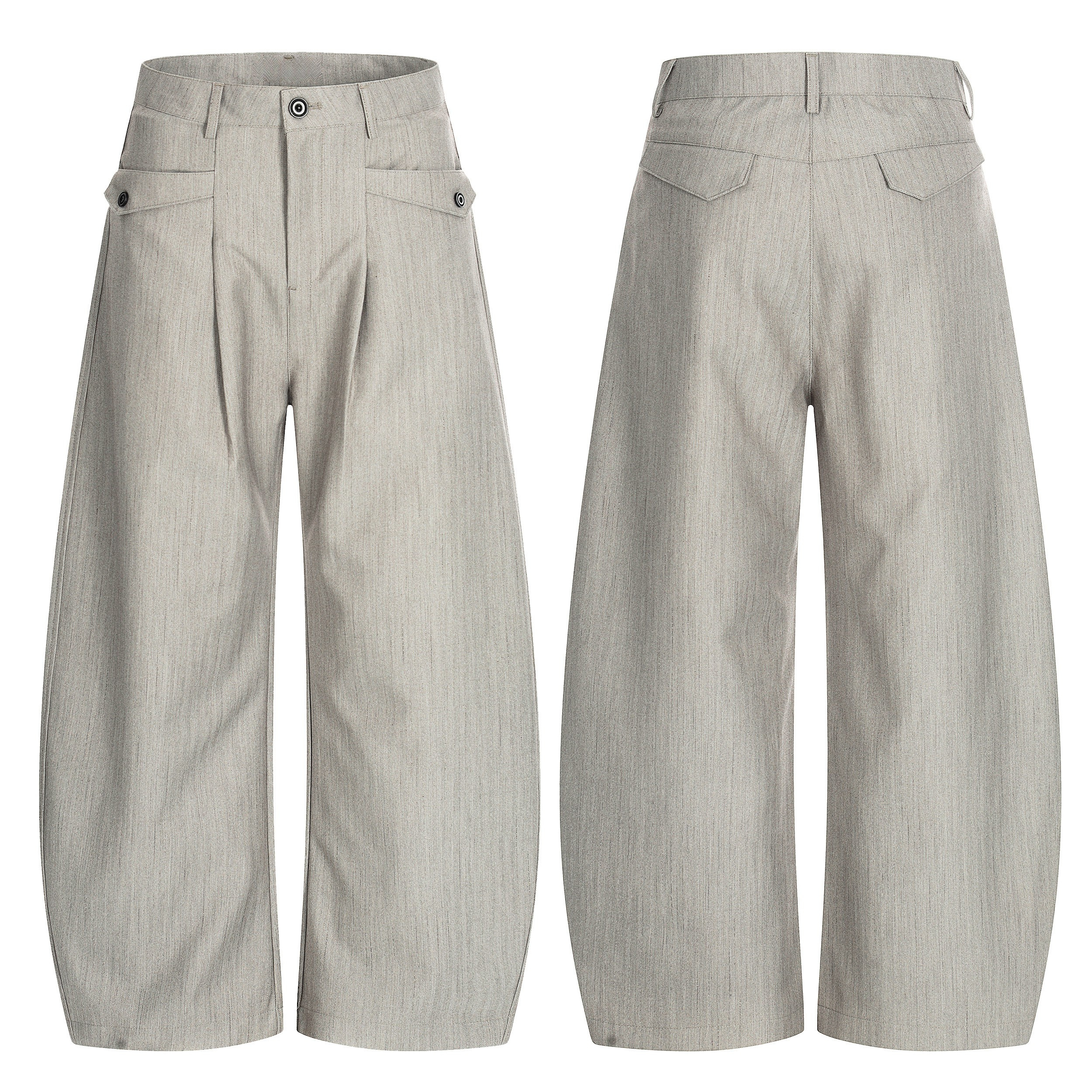 Omirad Wide-Leg Tailored Pants