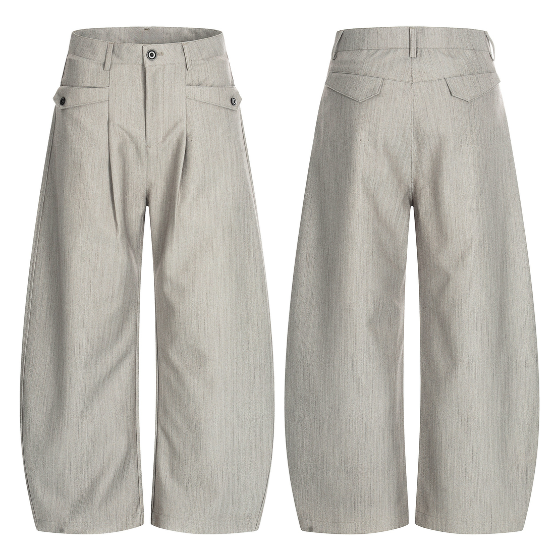 Omirad Wide-Leg Tailored Pants