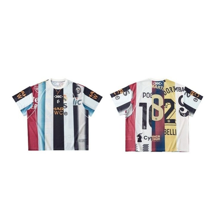 Omirad Vintage Football Patchwork Jersey