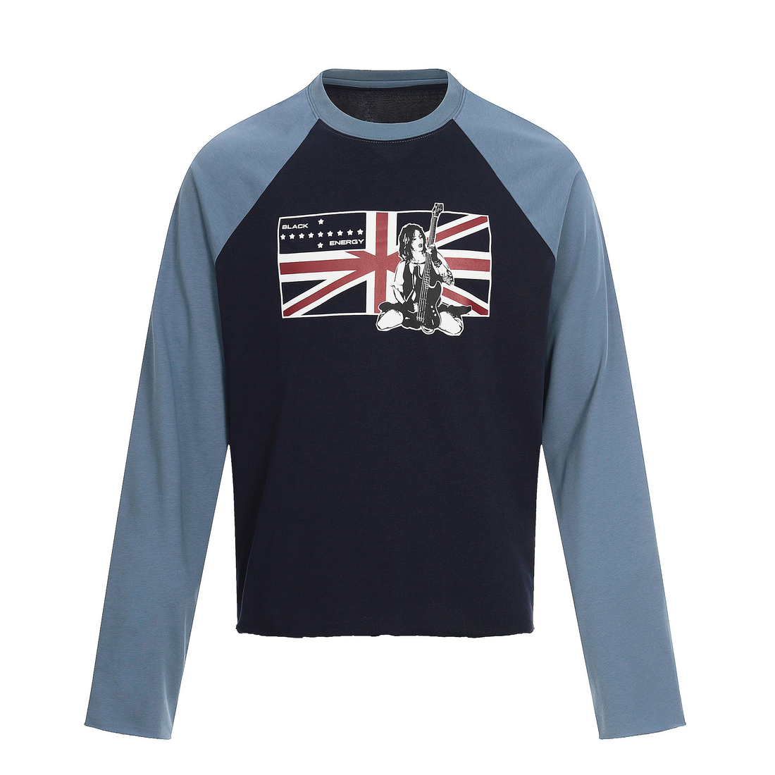 Omirad Union Flag Graphic Raglan Long Sleeve Tee