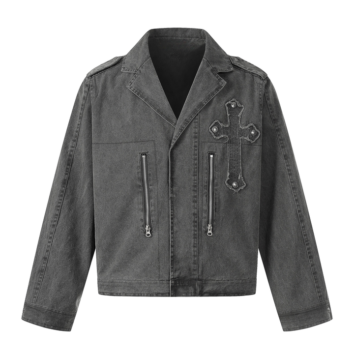 Omirad Vintage Cross Detail Jacket